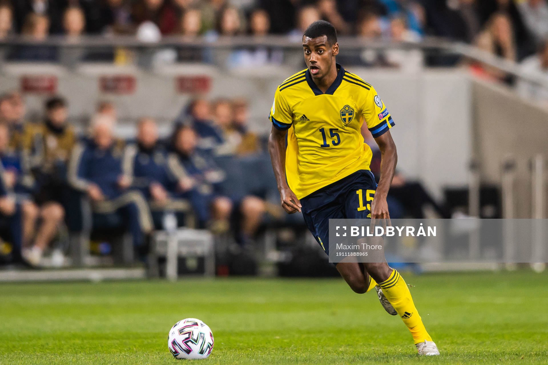 Alexander Isak of Sweden