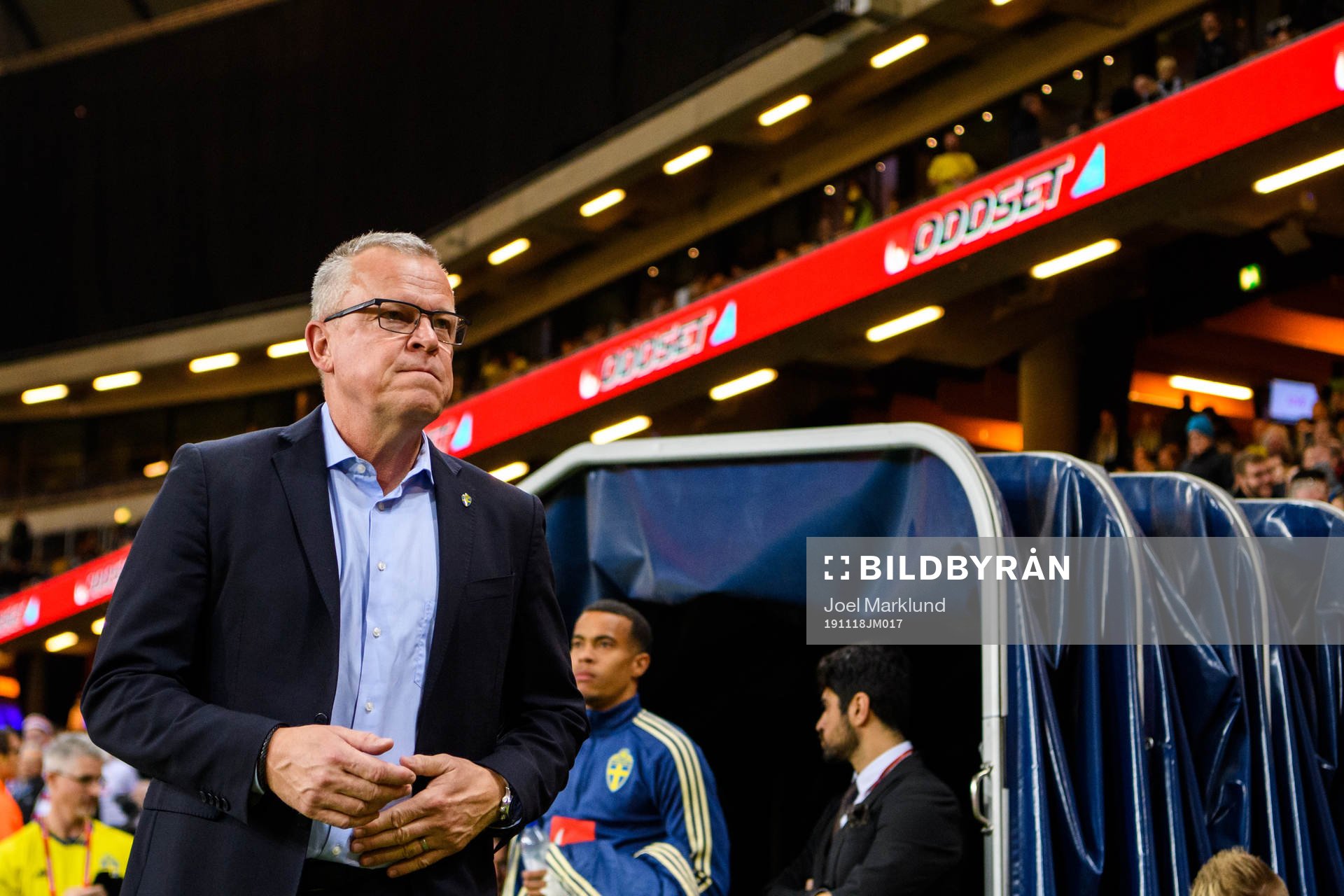 Janne Andersson, head coach of Sweden