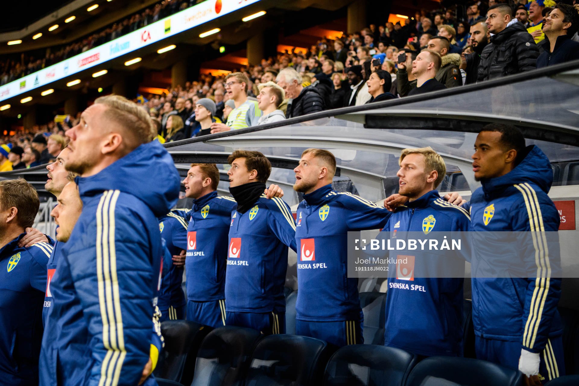 Victor Nilsson Lindelöf, John Guidetti, Emil Forsberg and