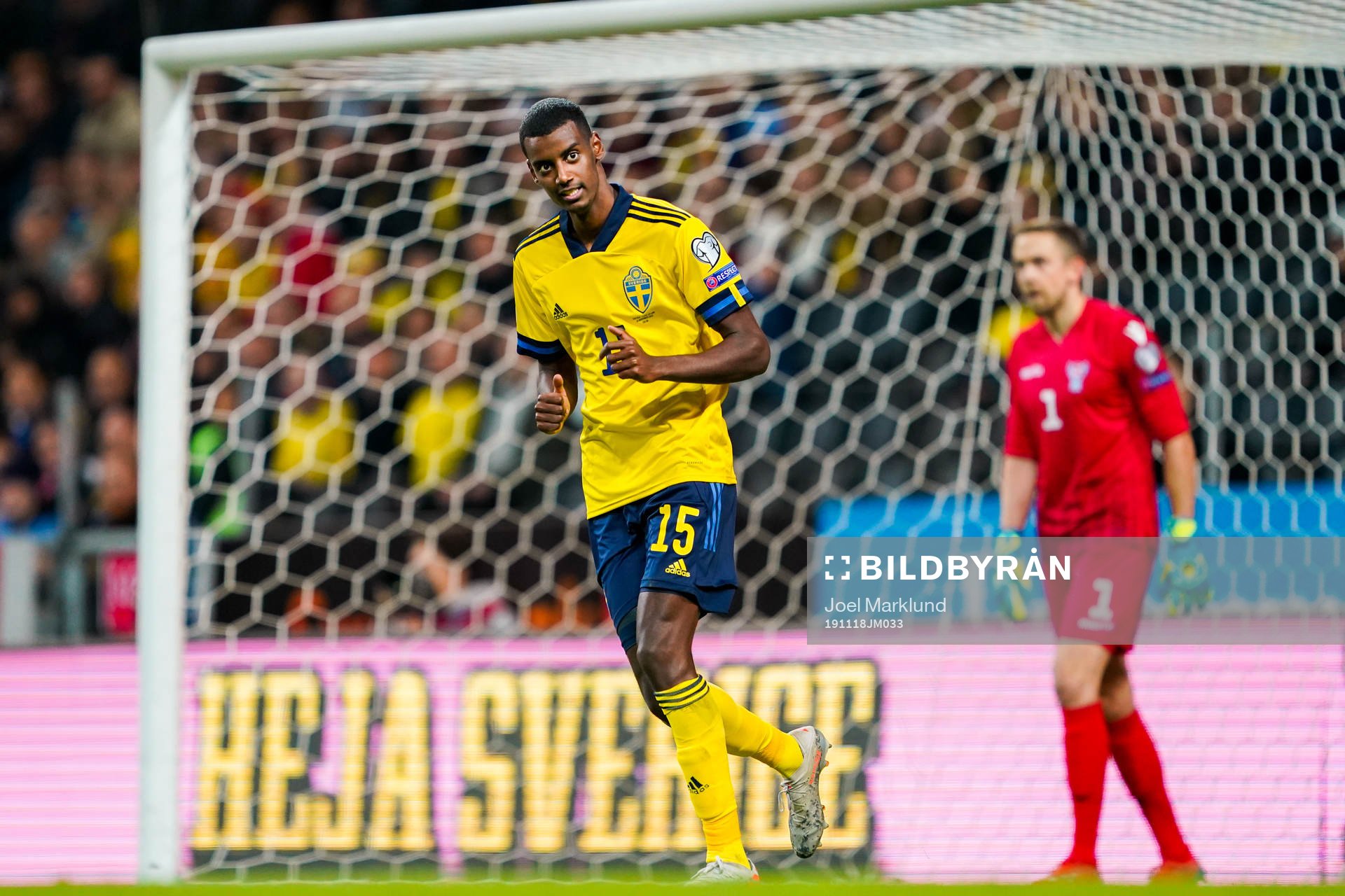 Alexander Isak of Sweden