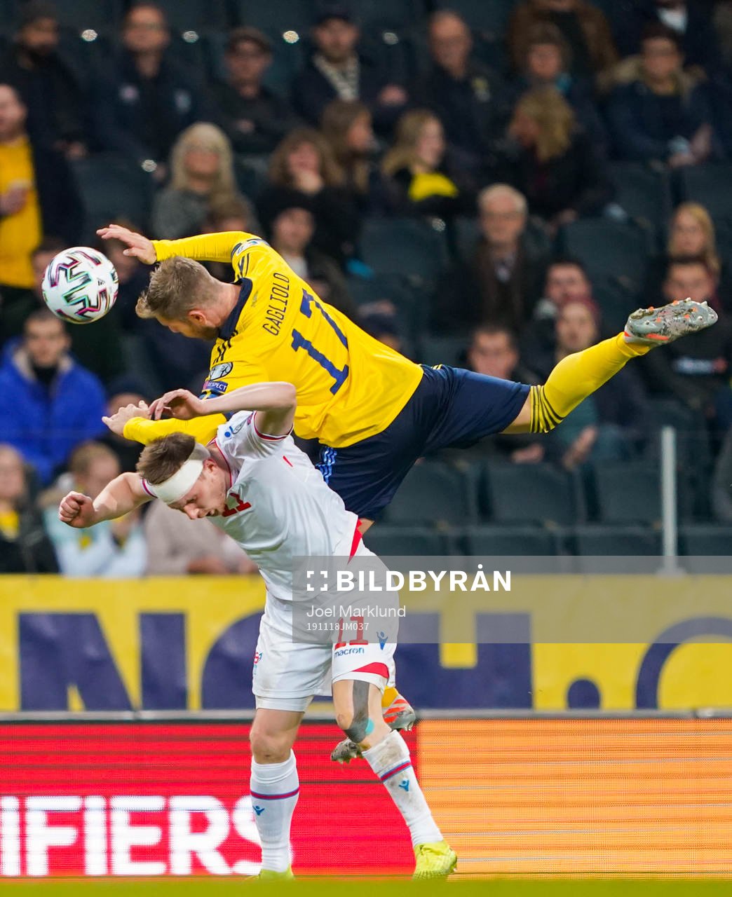 Klaemint Olsen of Faroe Islands and Riccardo Gagliolo of