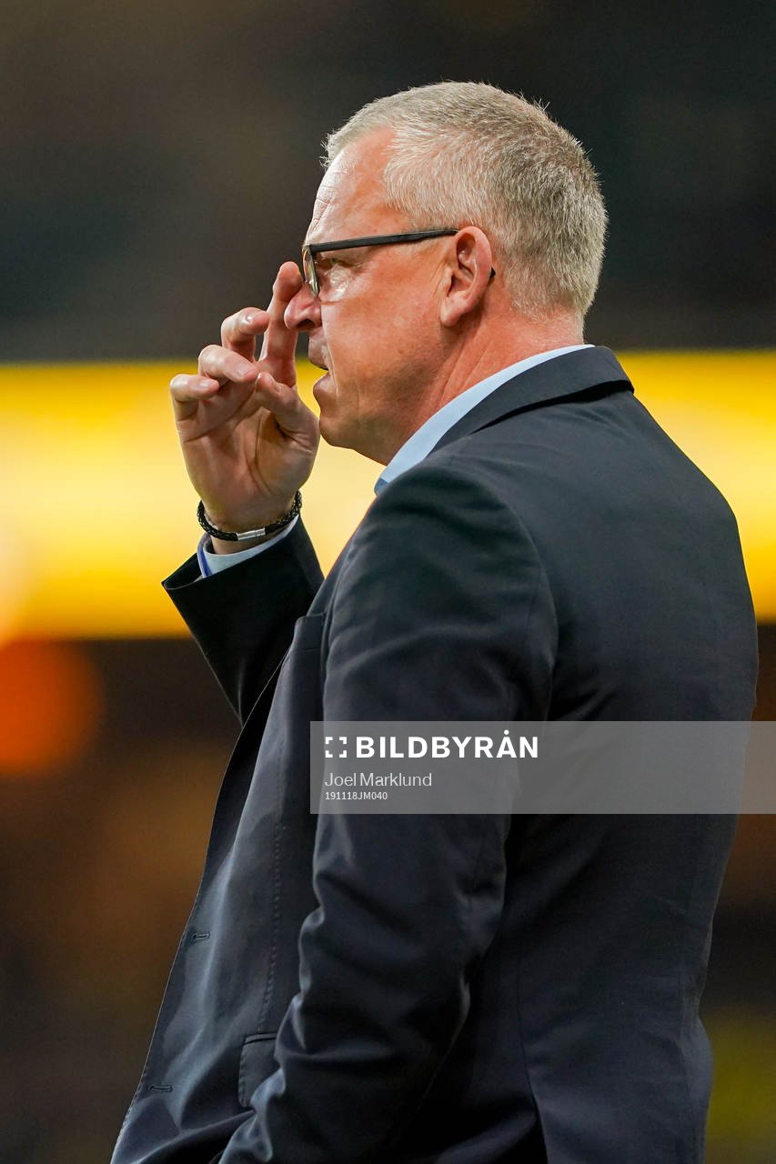 Janne Andersson, head coach of Sweden