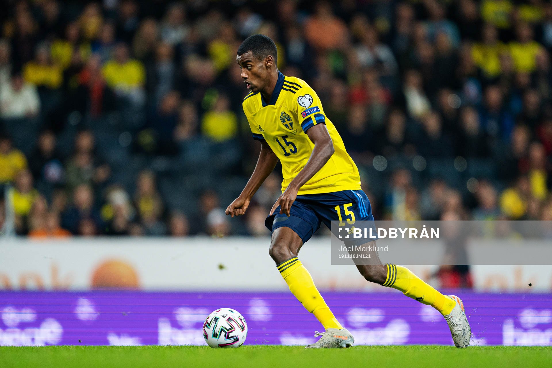 Alexander Isak of Sweden