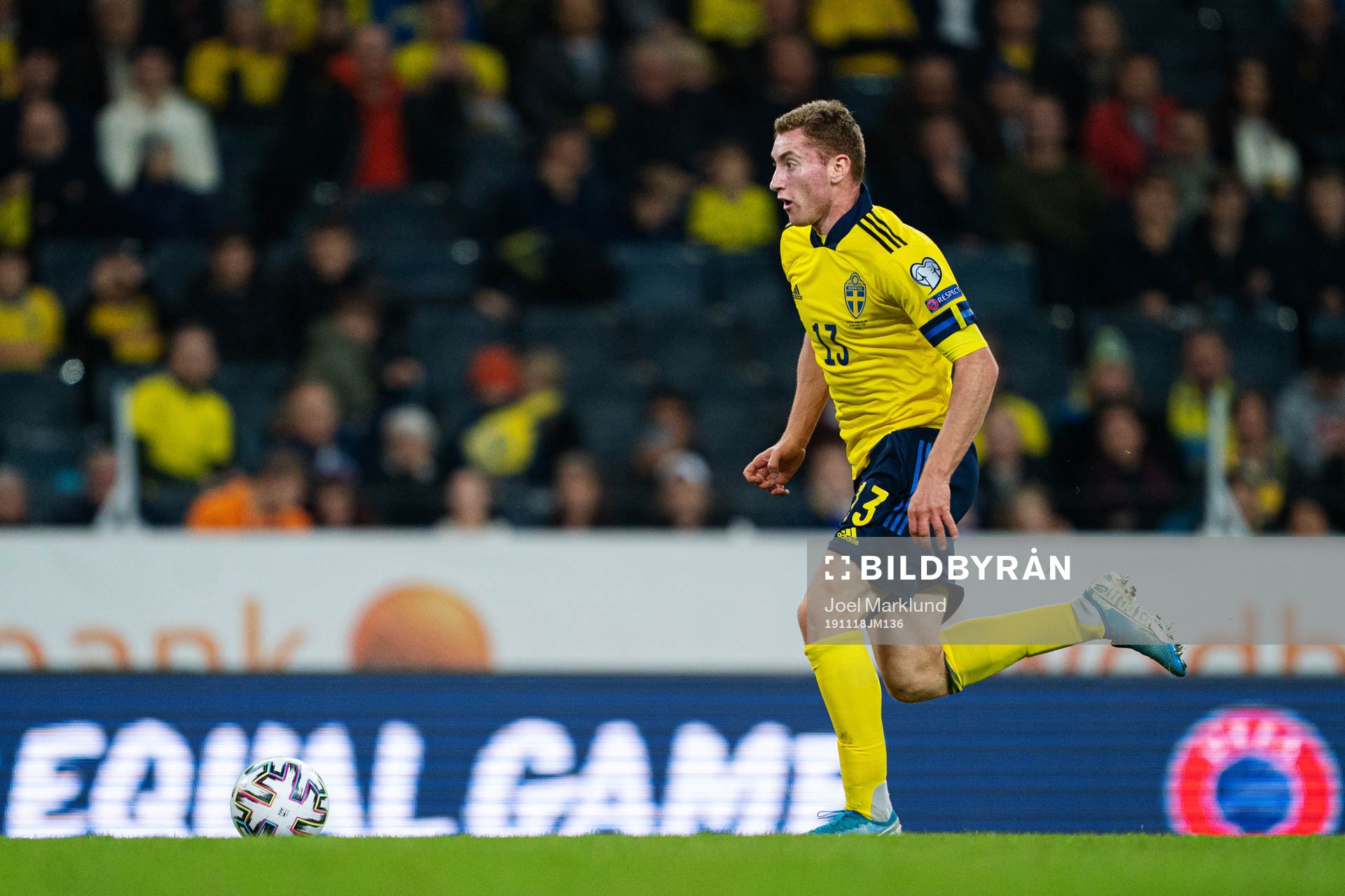 Dejan Kulusevski of Sweden