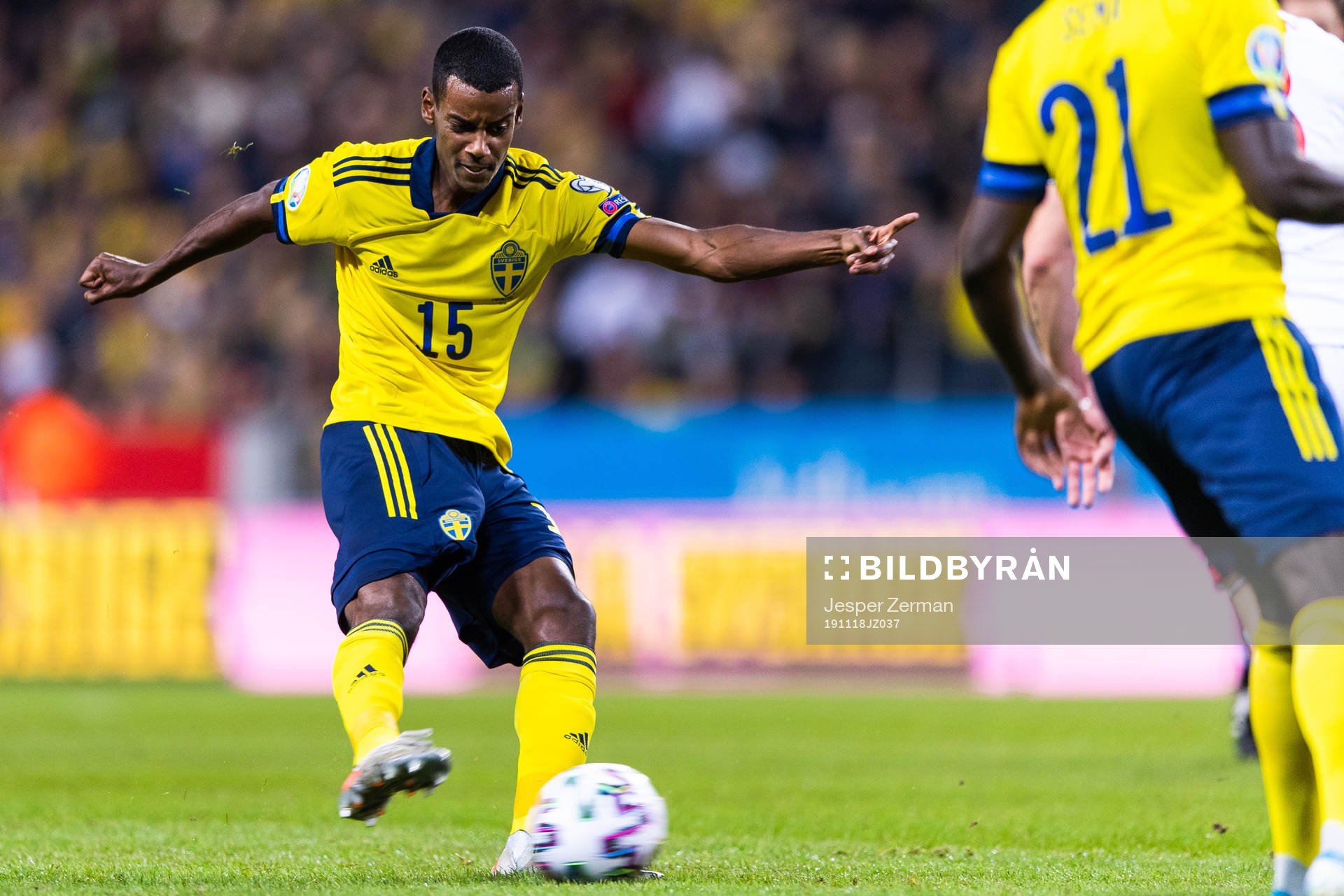 Alexander Isak of Sweden