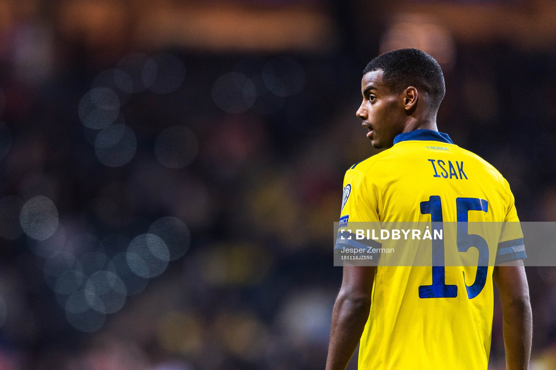 Alexander Isak of Sweden