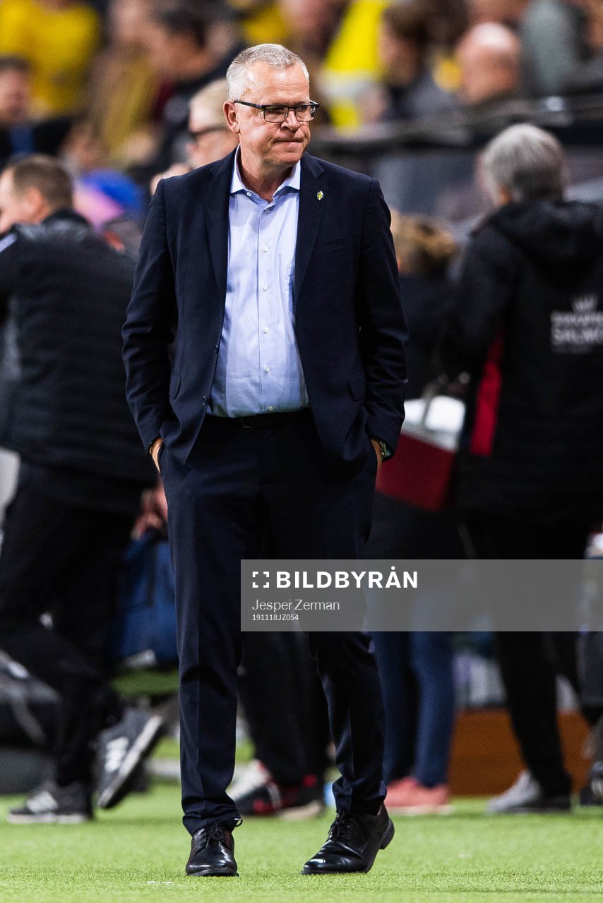 Janne Andersson, head coach of Sweden