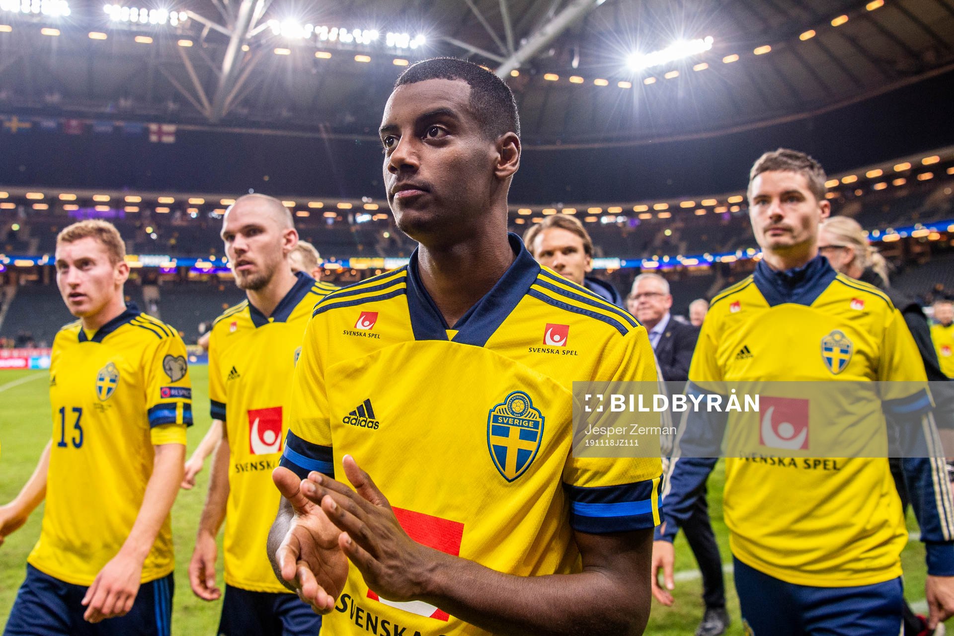 Alexander Isak of Sweden