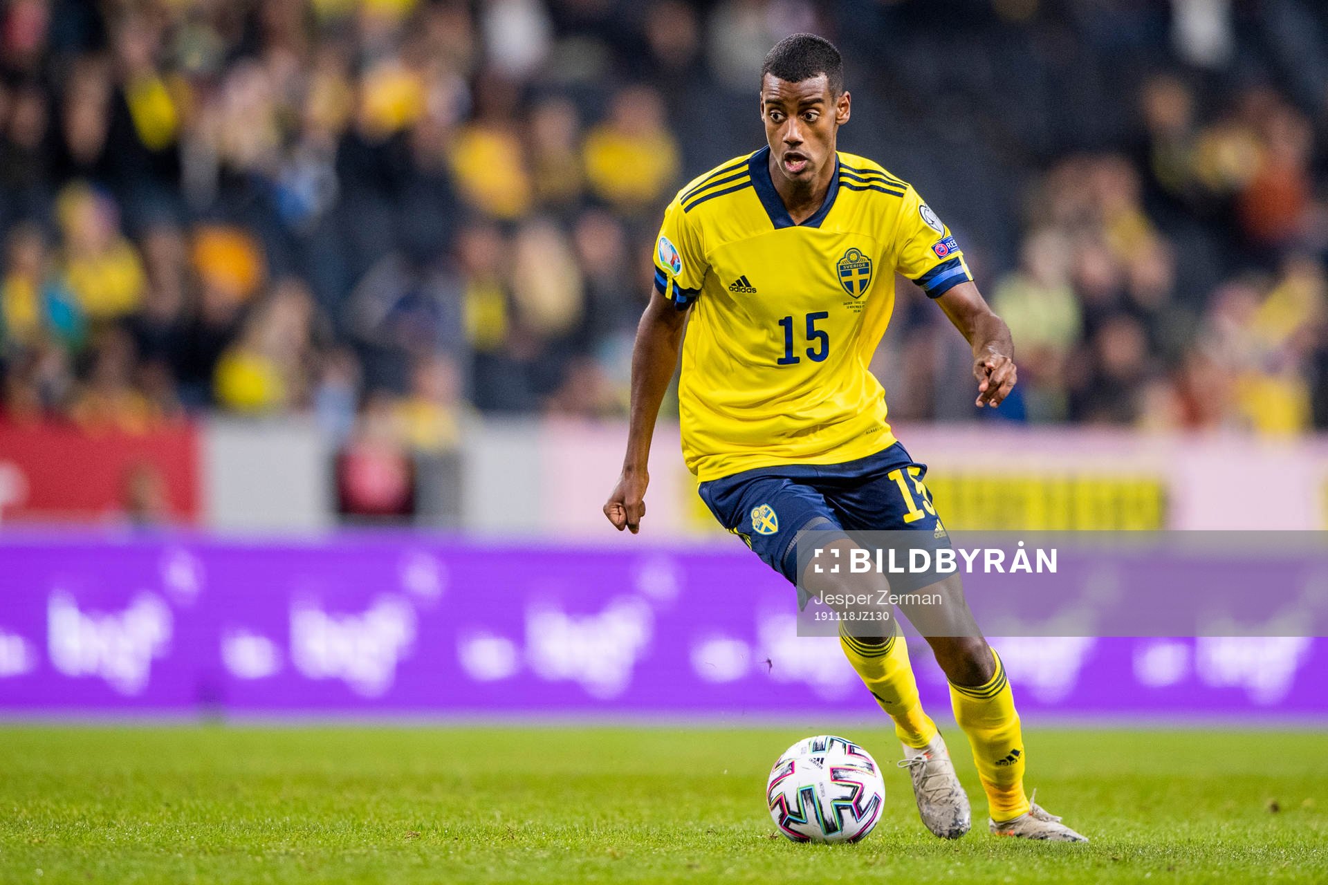 Alexander Isak of Sweden