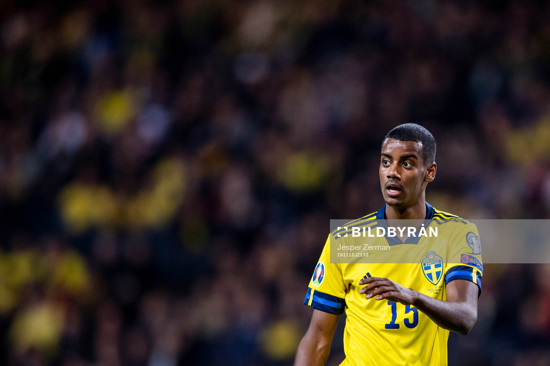 Alexander Isak of Sweden