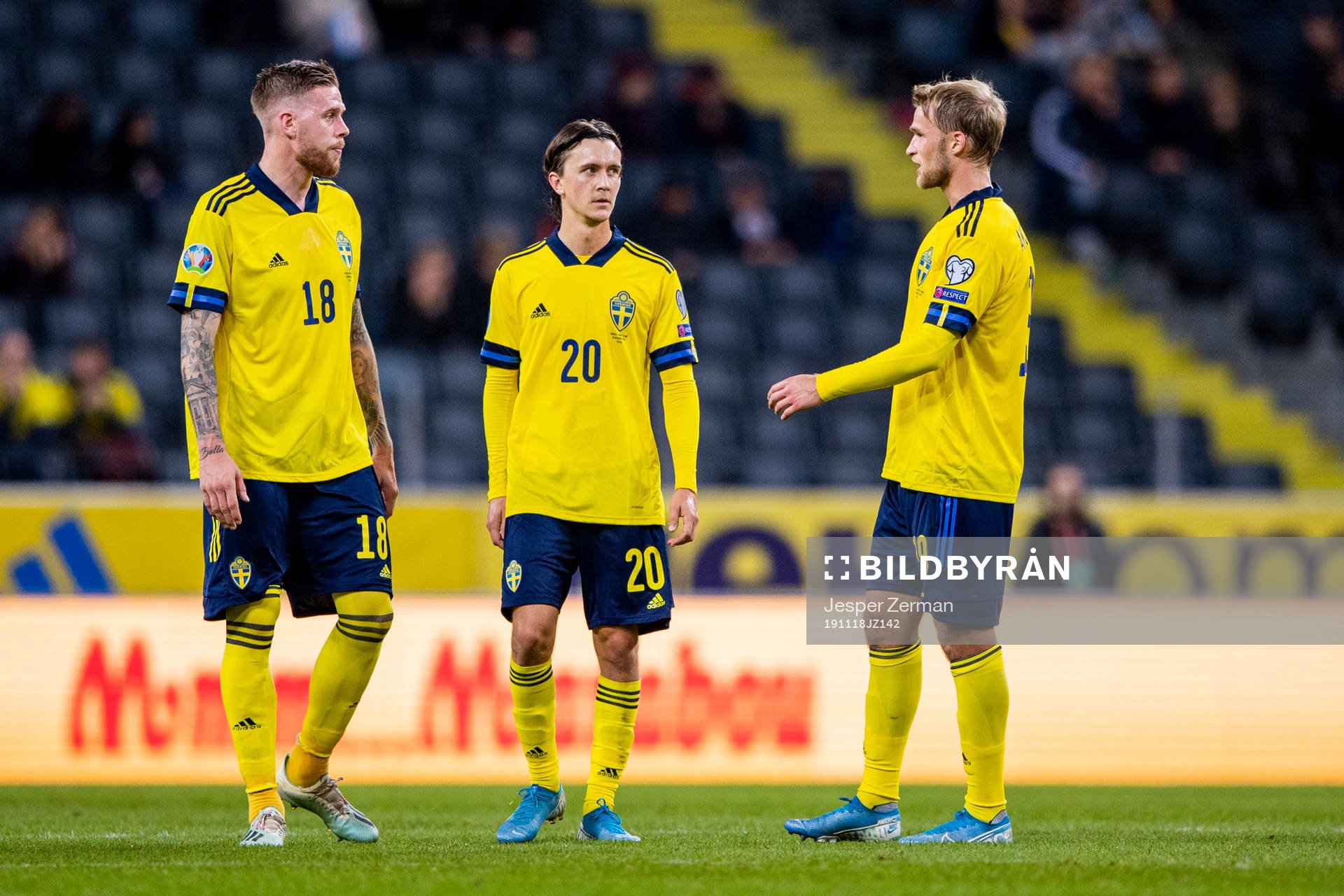 Pontus Jansson, Kristoffer Olsson and Sebastian Andersson