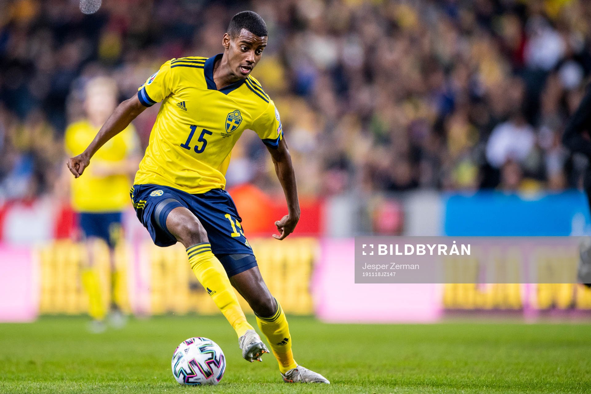 Alexander Isak of Sweden