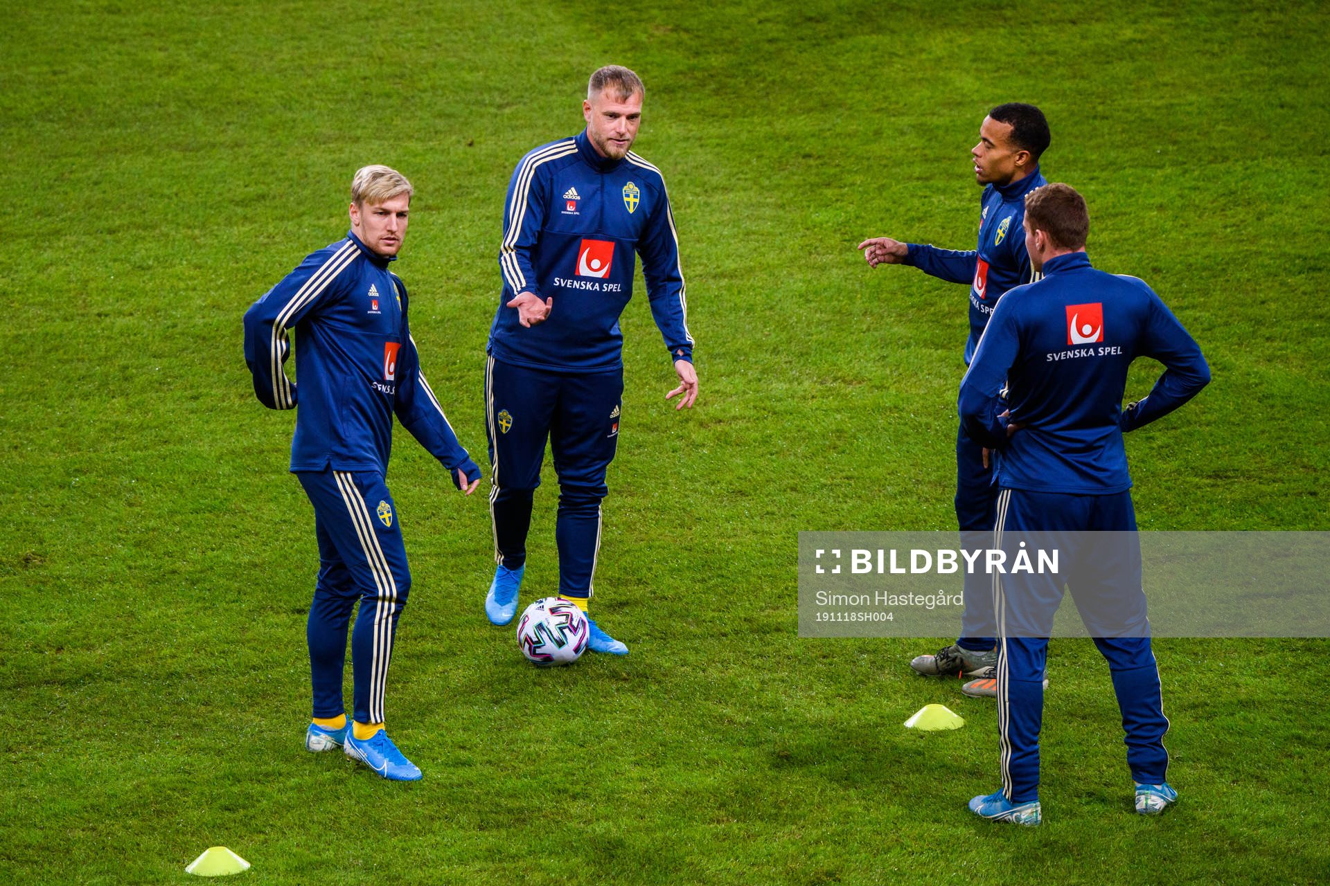 Emil Forsberg, John Guidetti, Robin Quaison and Dejan