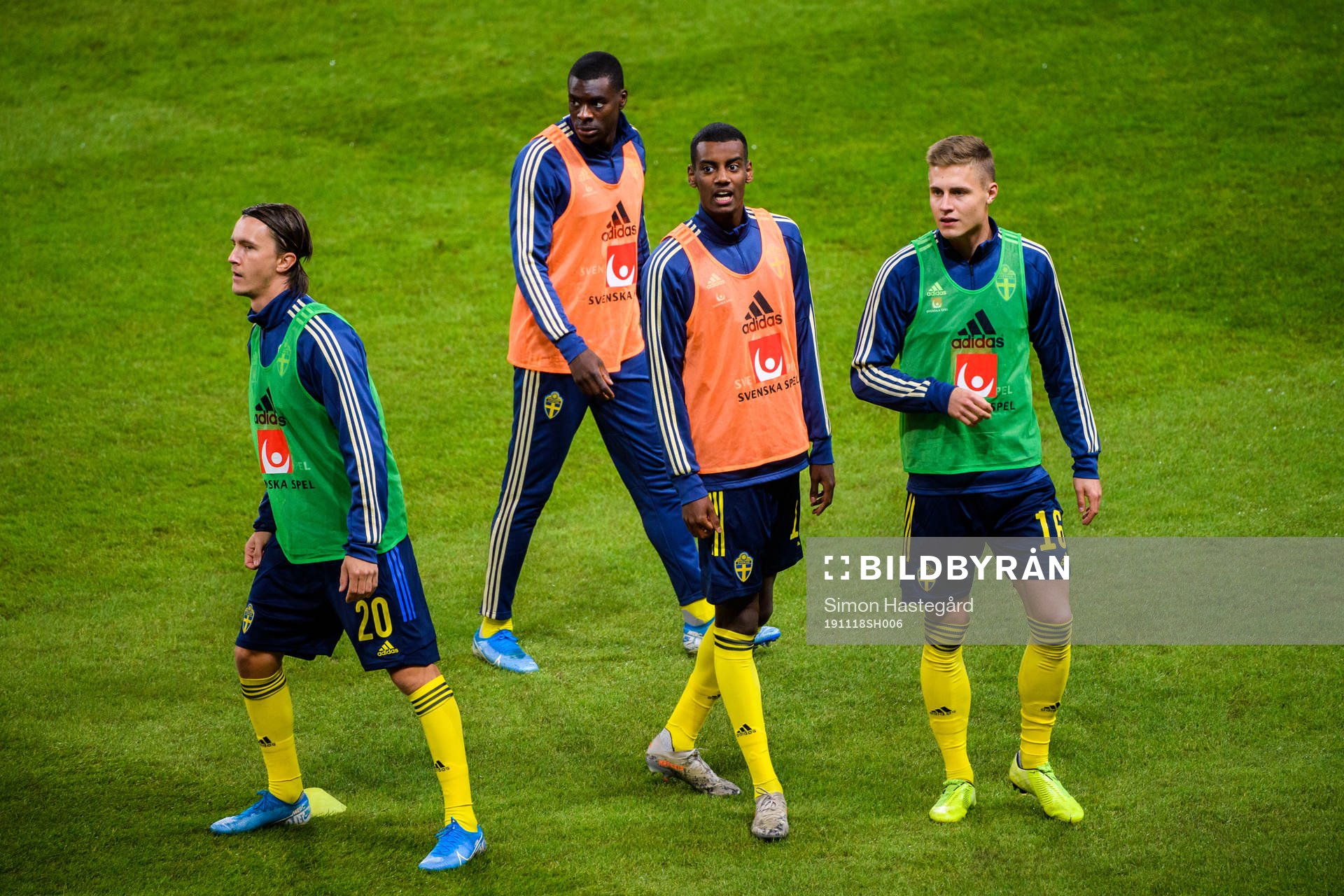 Kristoffer Olsson, Ken Sema, Alexander Isak and Mattias