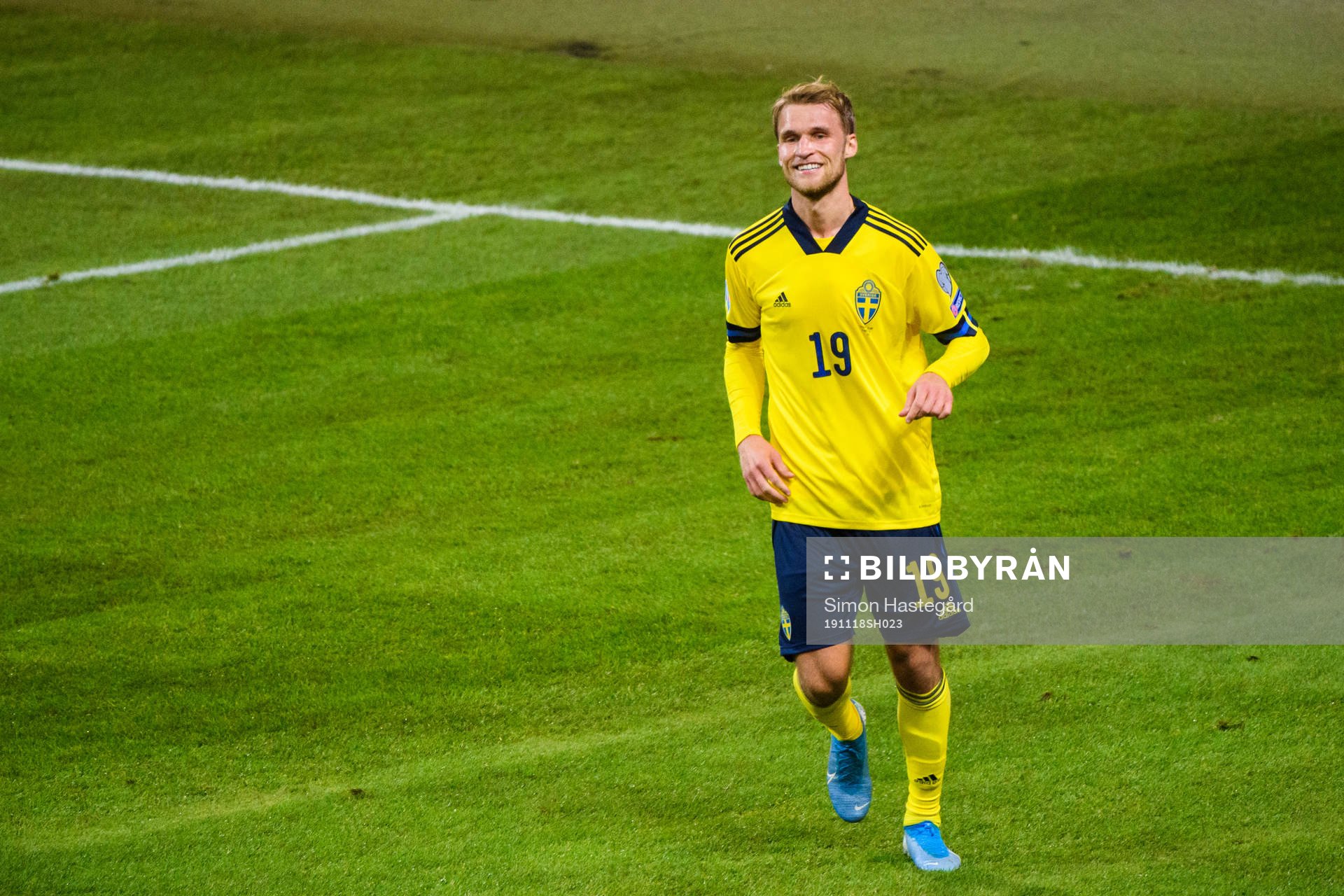 Sebastian Andersson of Sweden celebrates