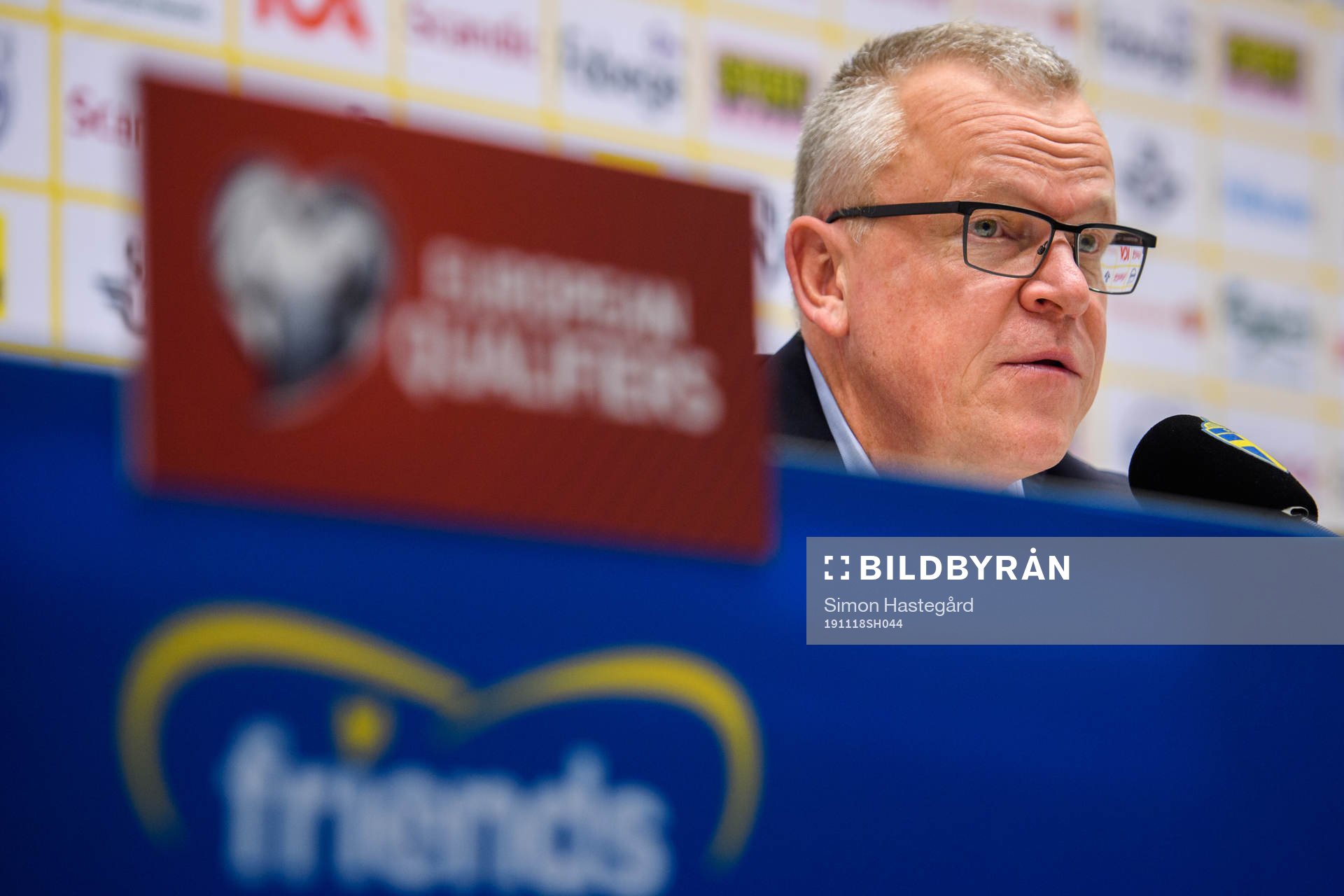 Janne Andersson, head coach of Sweden