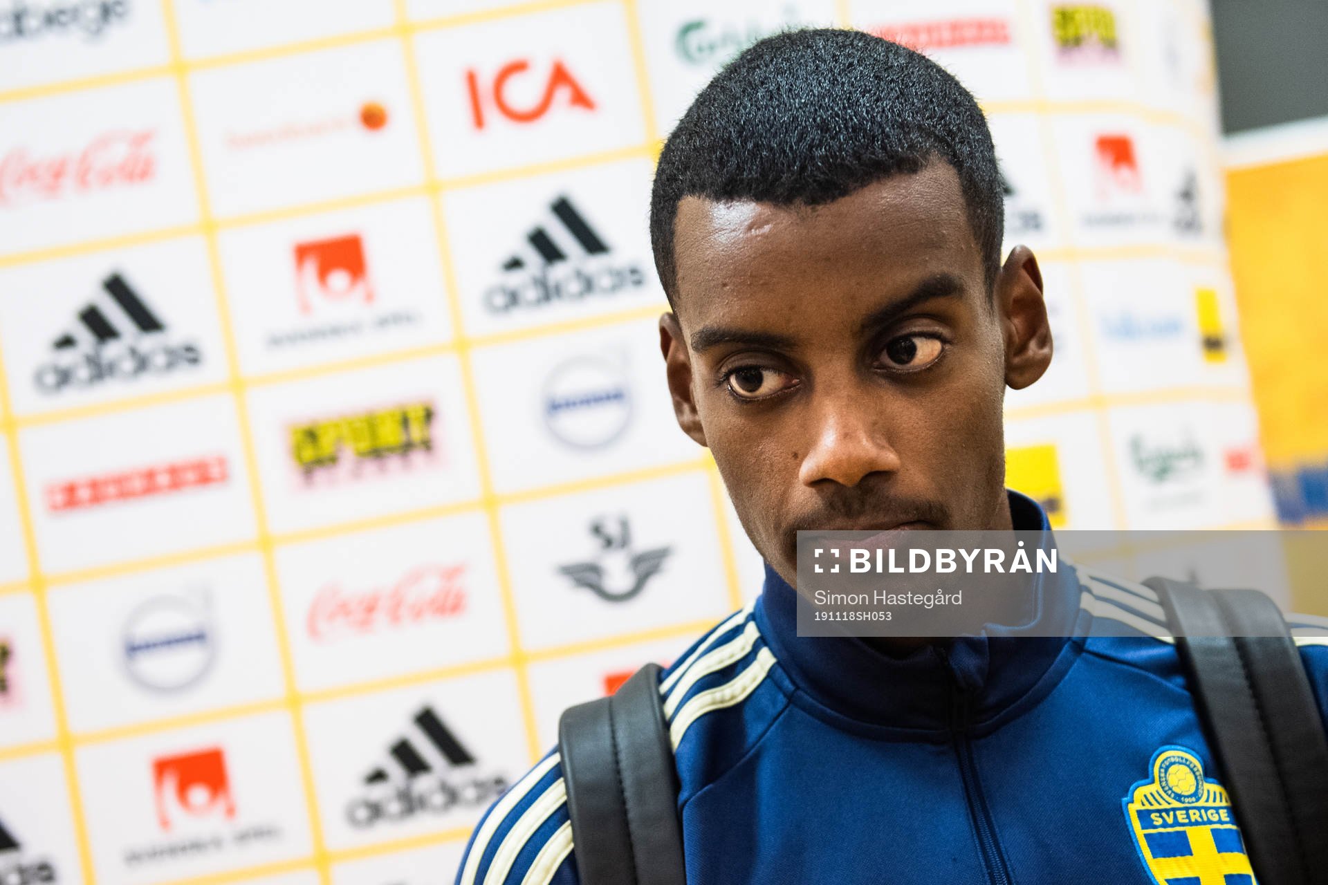 Alexander Isak of Sweden