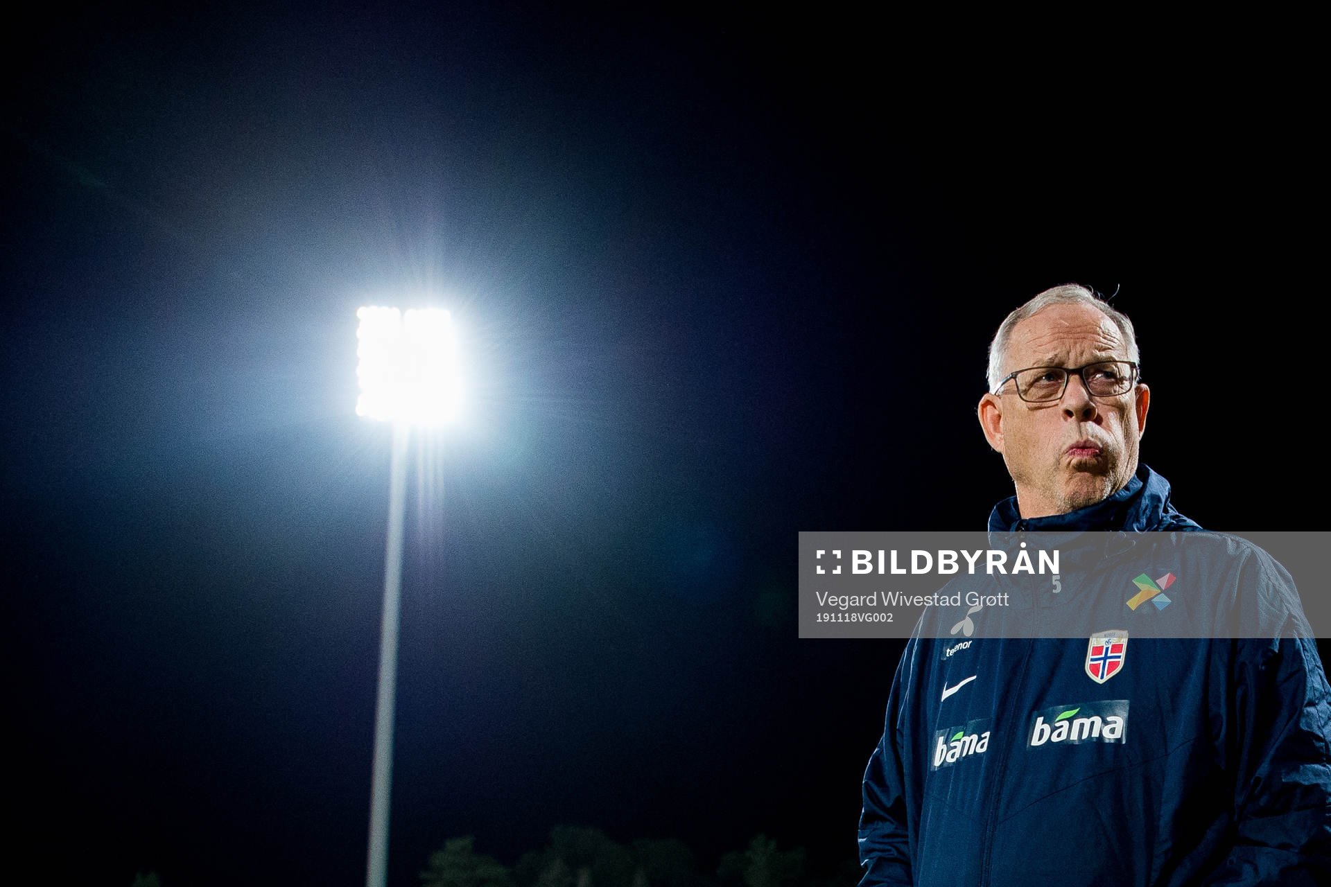 Lars Lagerbäck, head coach of Norway