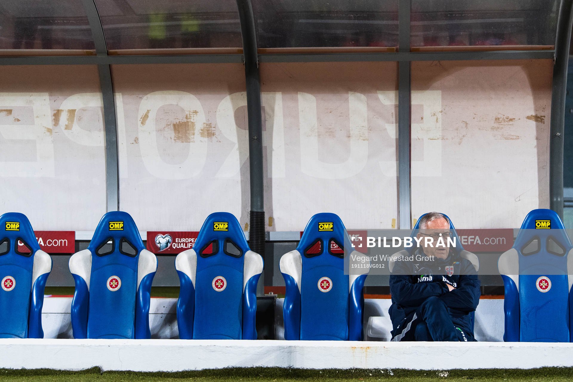 Lars Lagerbäck, head coach of Norway