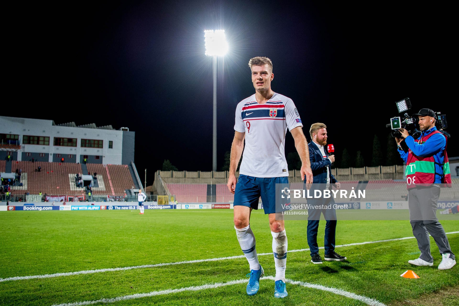 Alexander Sørloth of Norway