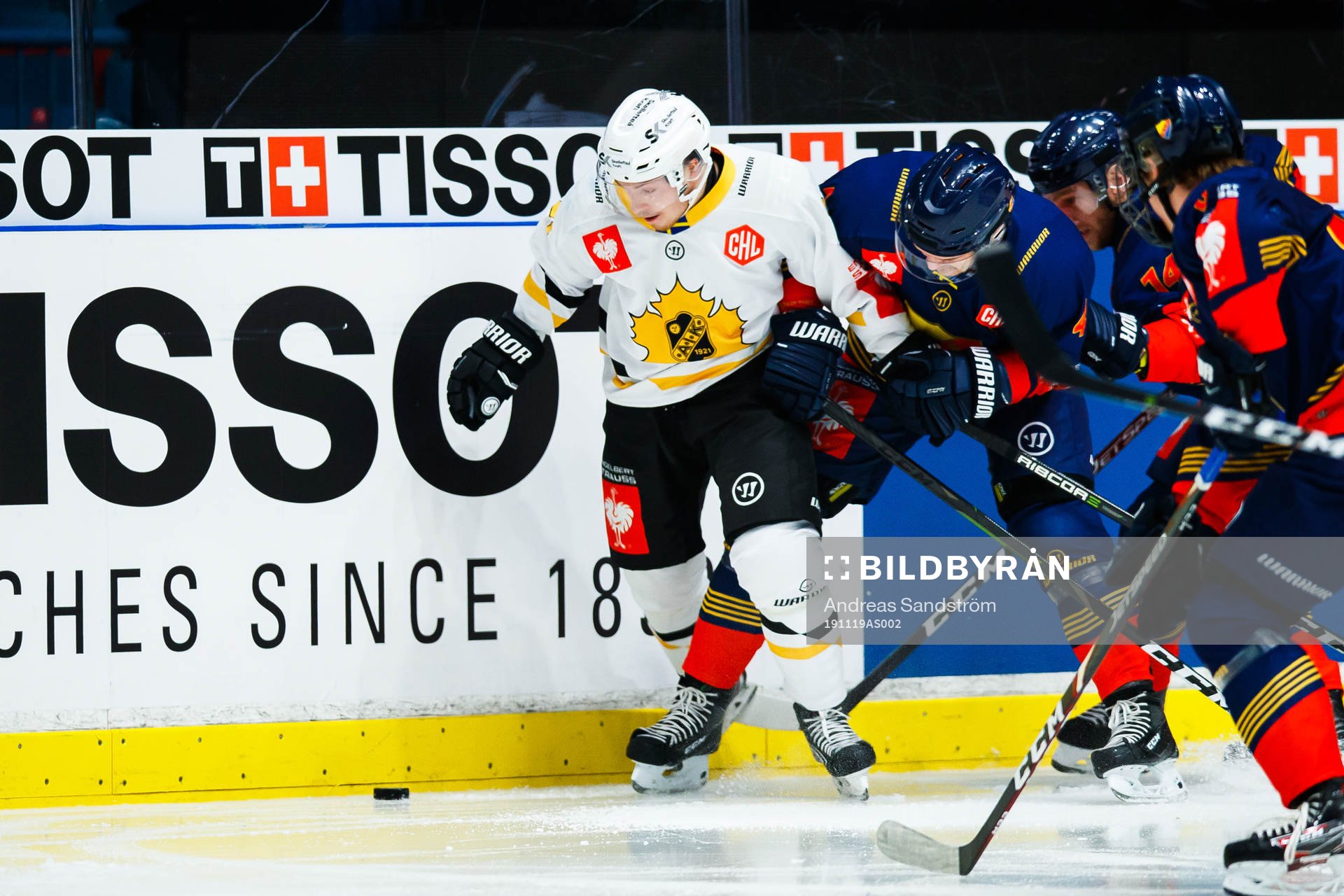 Marcus Högström of Djurgården and Jesper Frödén of