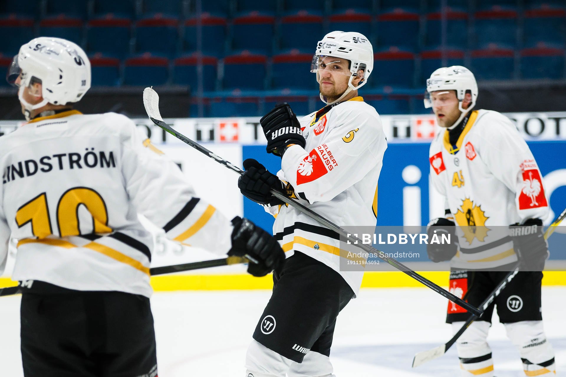 Joakim Lindström , Filip Berglund and Oscar Möller of