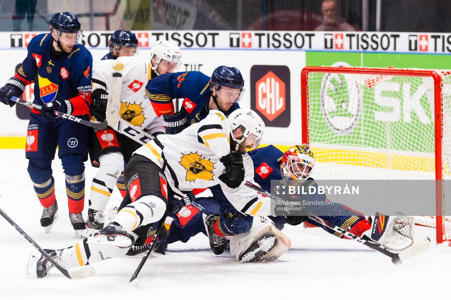 Tom Pyatt of Skellefteå failed to score a goal behind