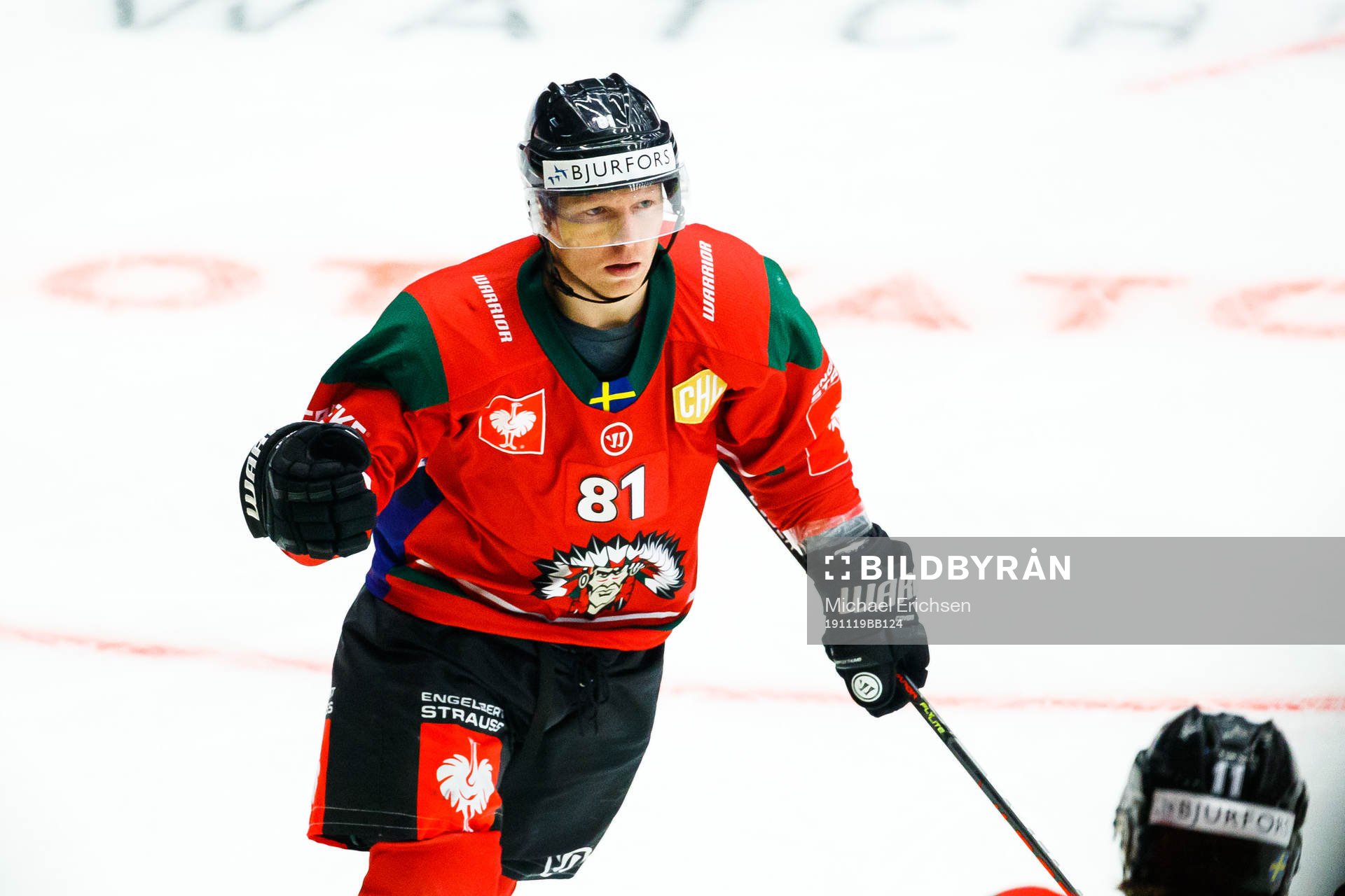 Ryan Lasch Frölundas celebrates the 3-1 goal