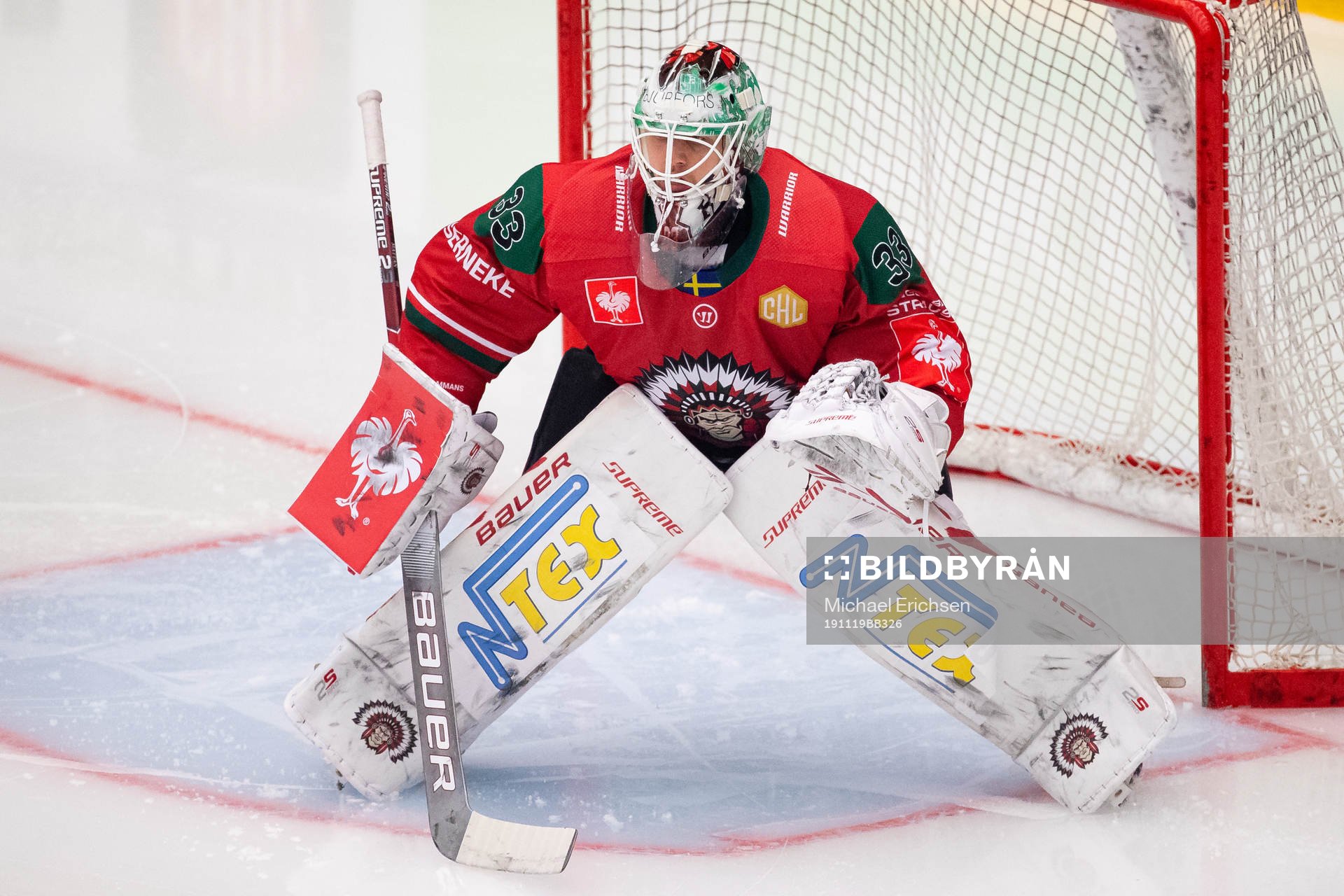 Goalkeeper Johan Mattsson of Frölunda