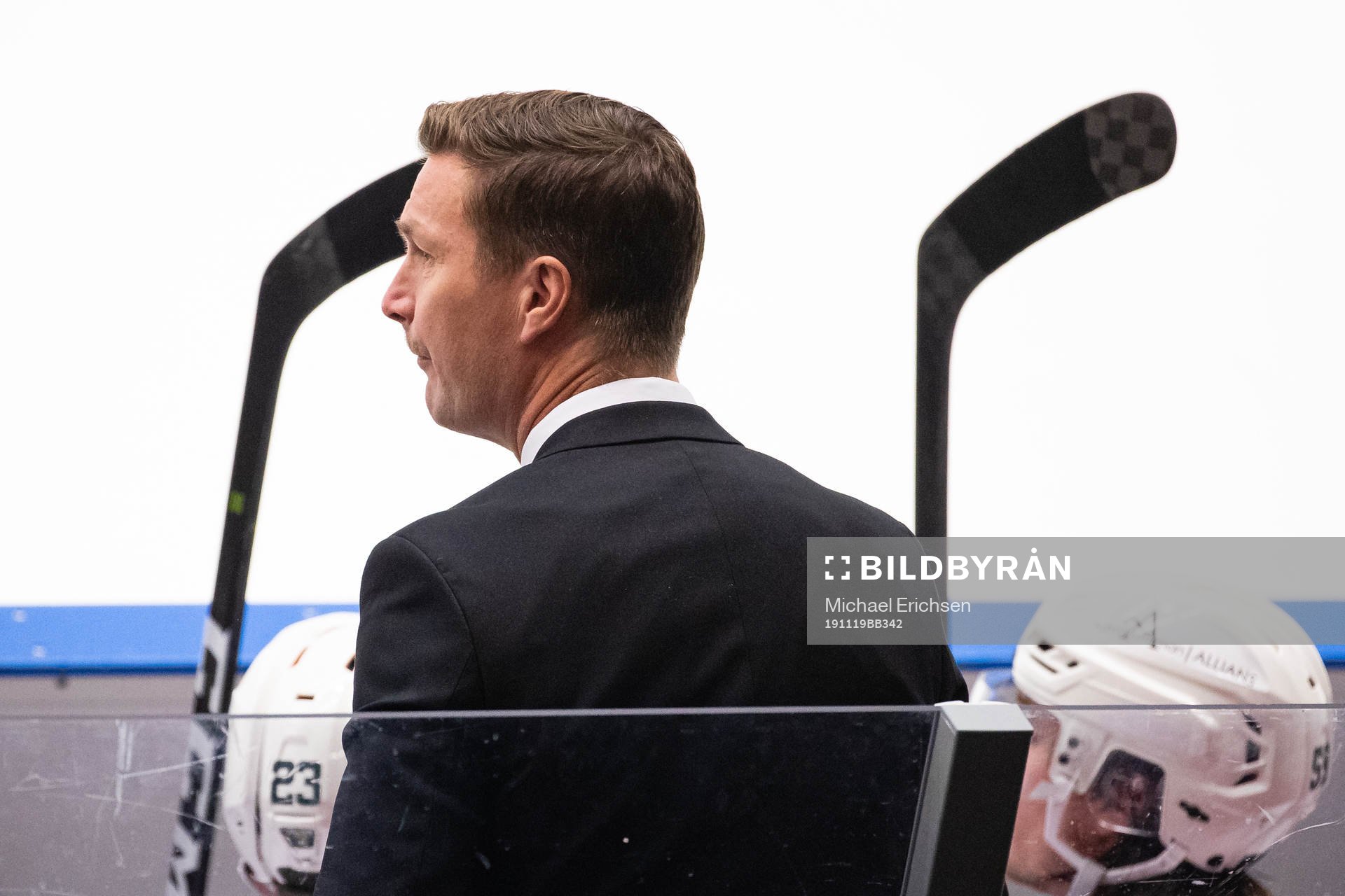 Head coach Johan Pennerborn of Färjestad