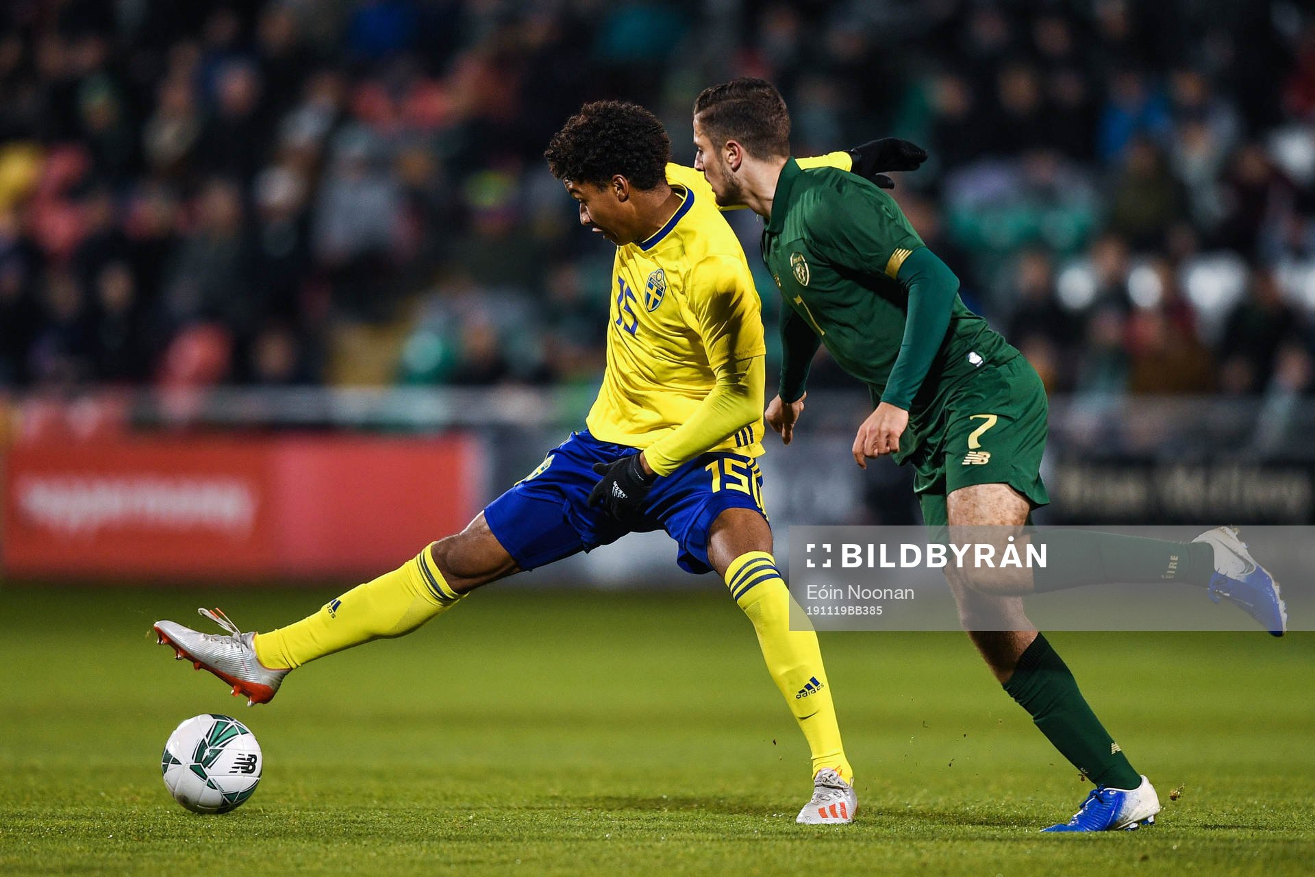 19 November 2019; Jens-Lys Michel Cajuste of Sweden in