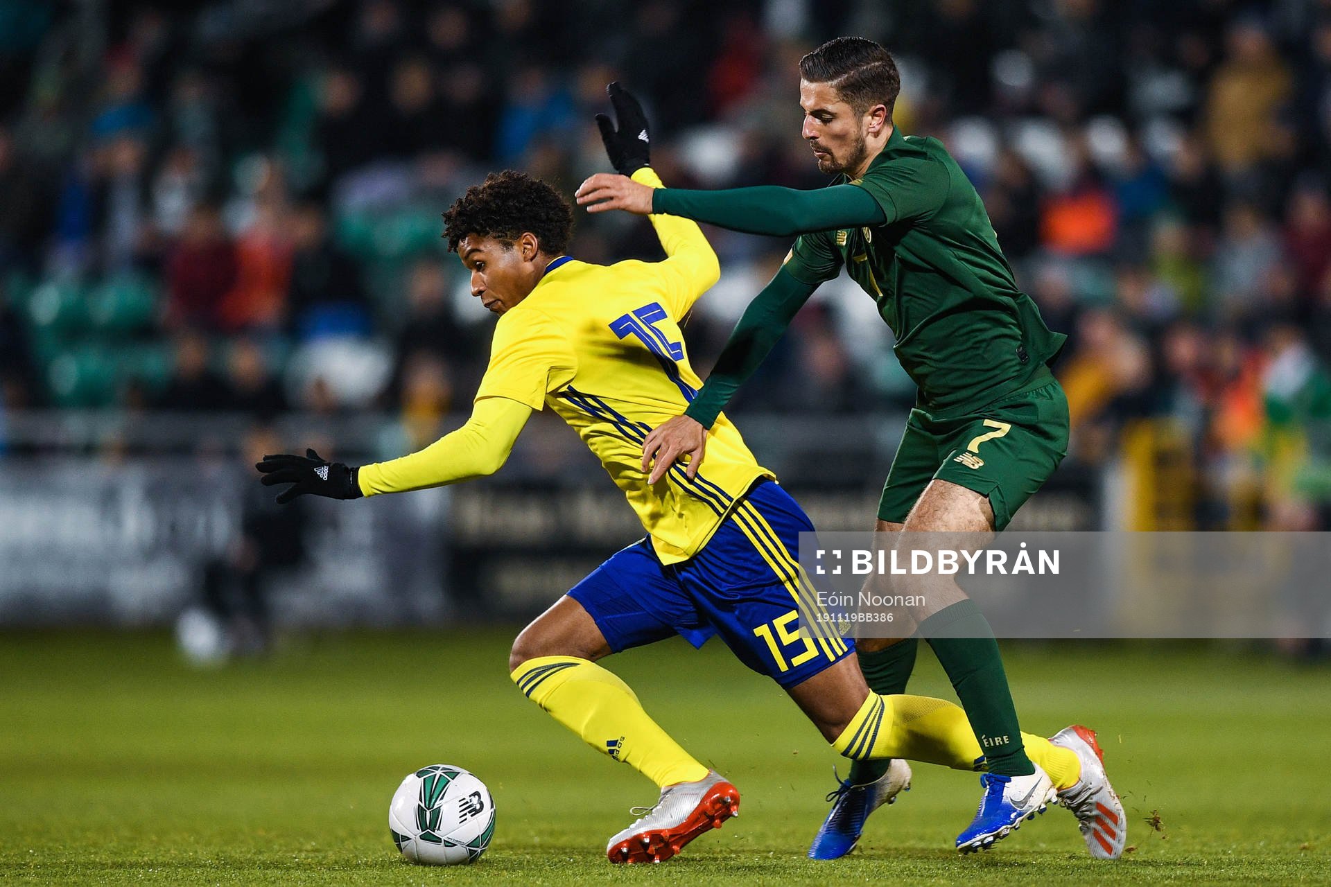 19 November 2019; Jens-Lys Michel Cajuste of Sweden in