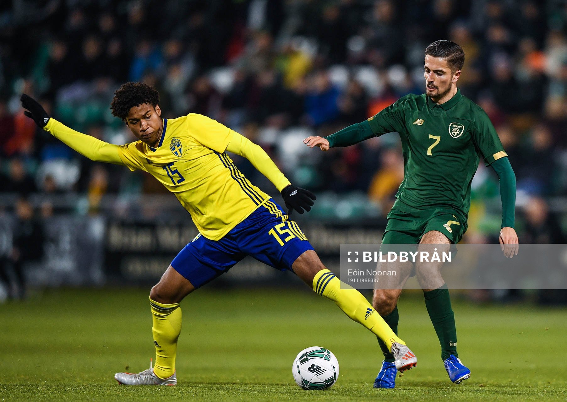 19 November 2019; Jens-Lys Michel Cajuste of Sweden in