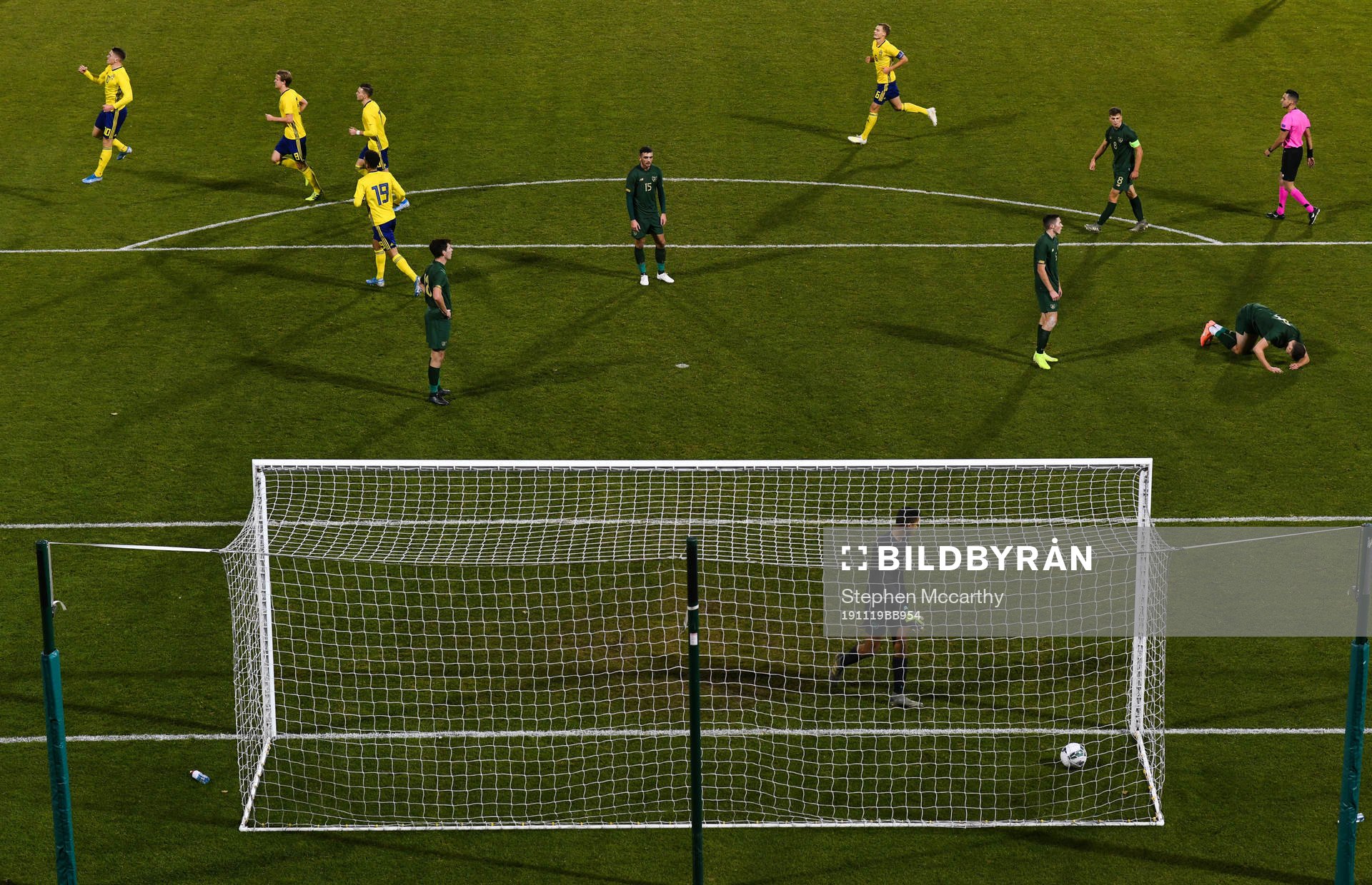 19 November 2019; Viktor Gyokeres of Sweden celebrates