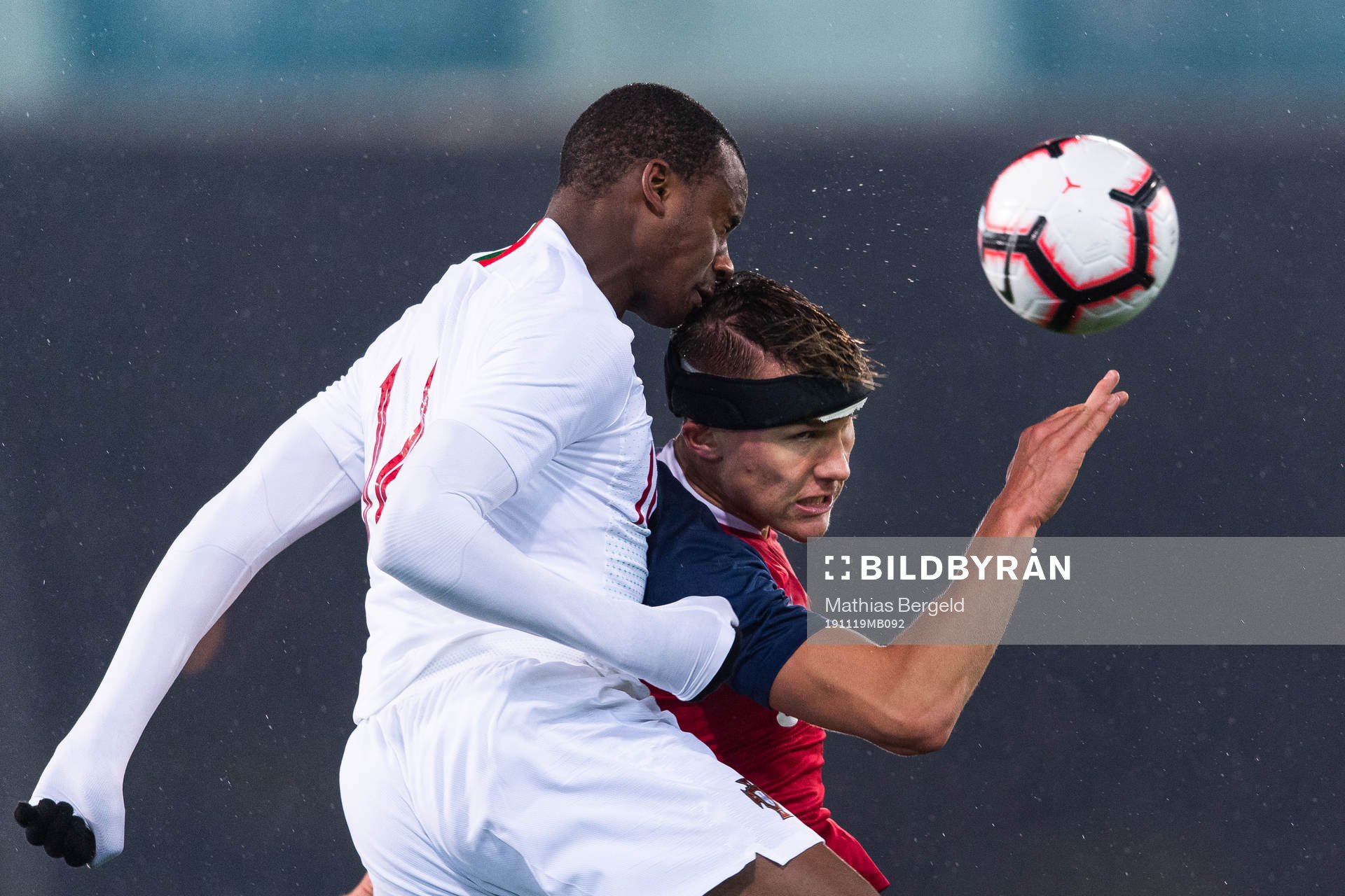 Tiago Djalo of Portugal and Leo Østigård of Norway