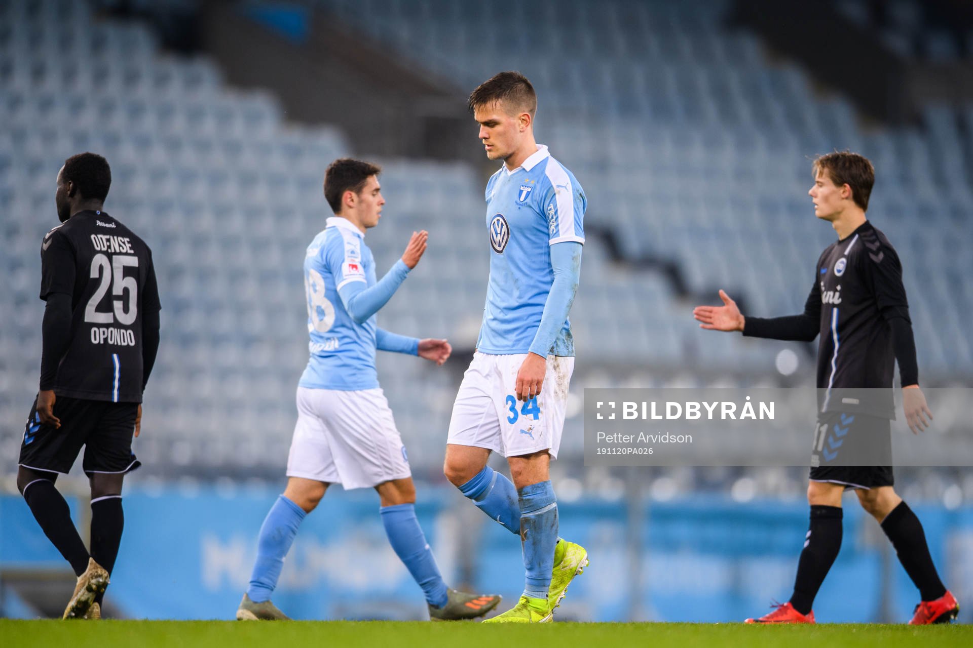 Malmö FFs Pavel Vagic deppar