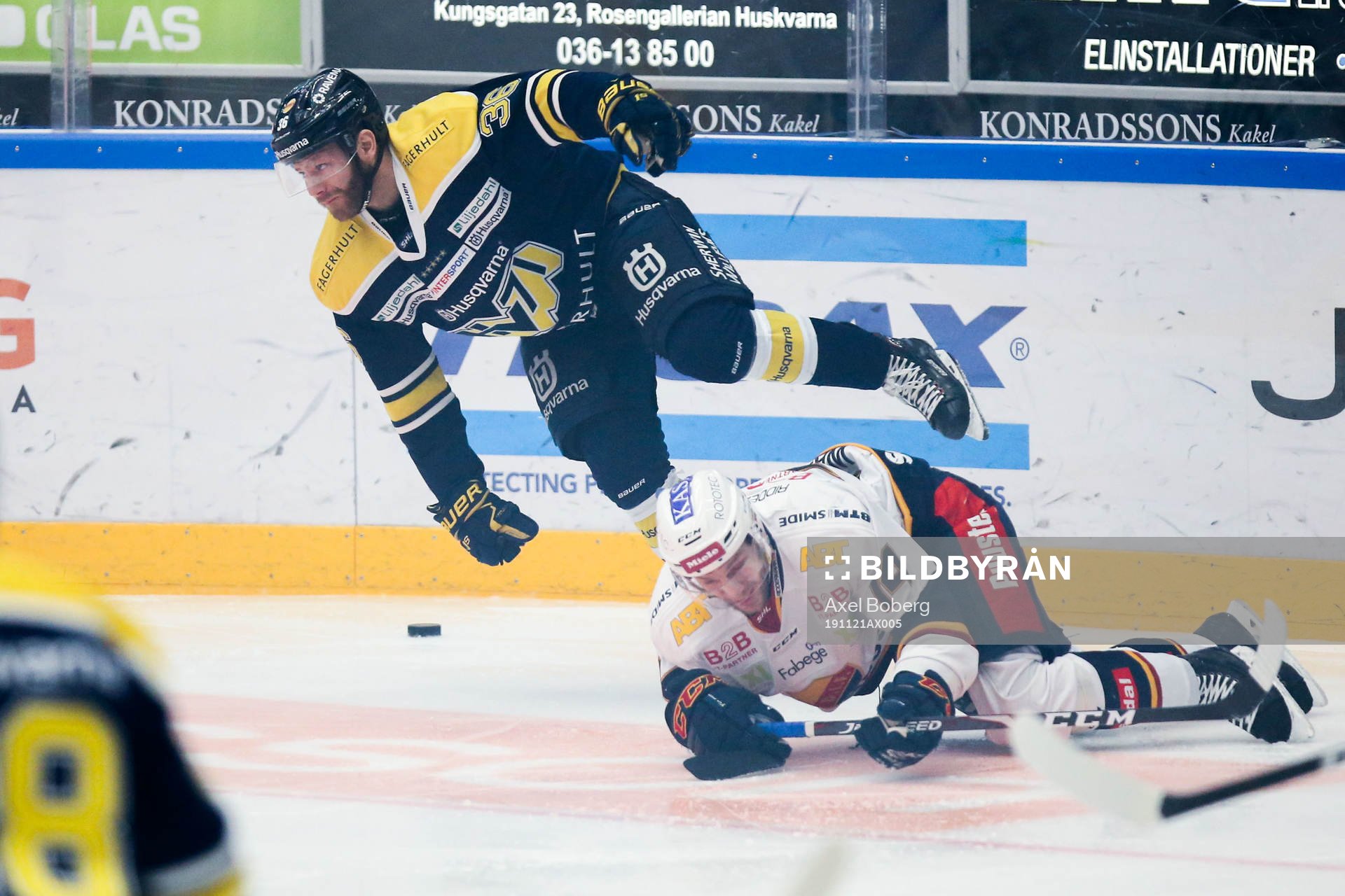 s Anthony Camara och Djurgårdens Tom Wandell
