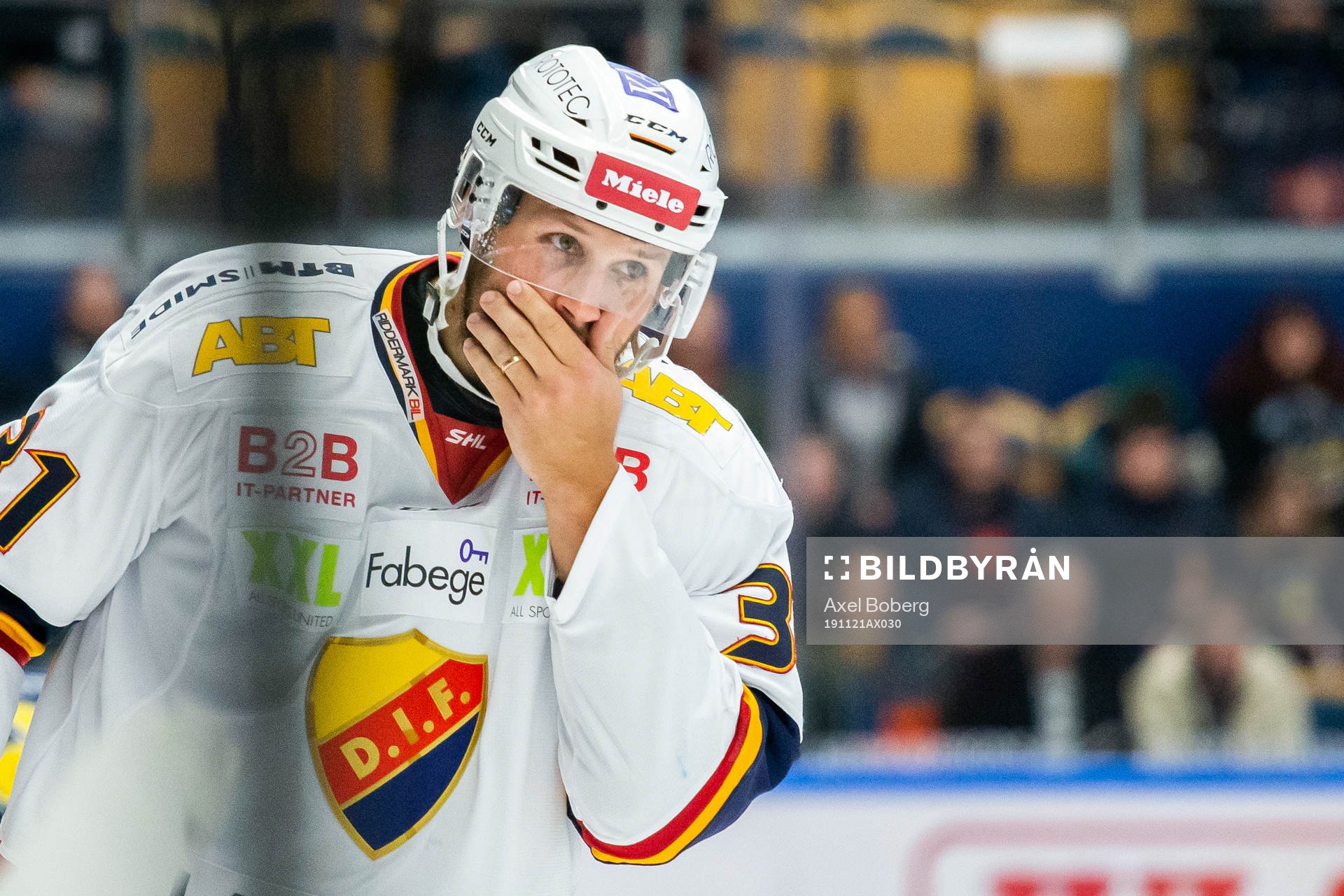 Djurgårdens Dick Axelsson deppar