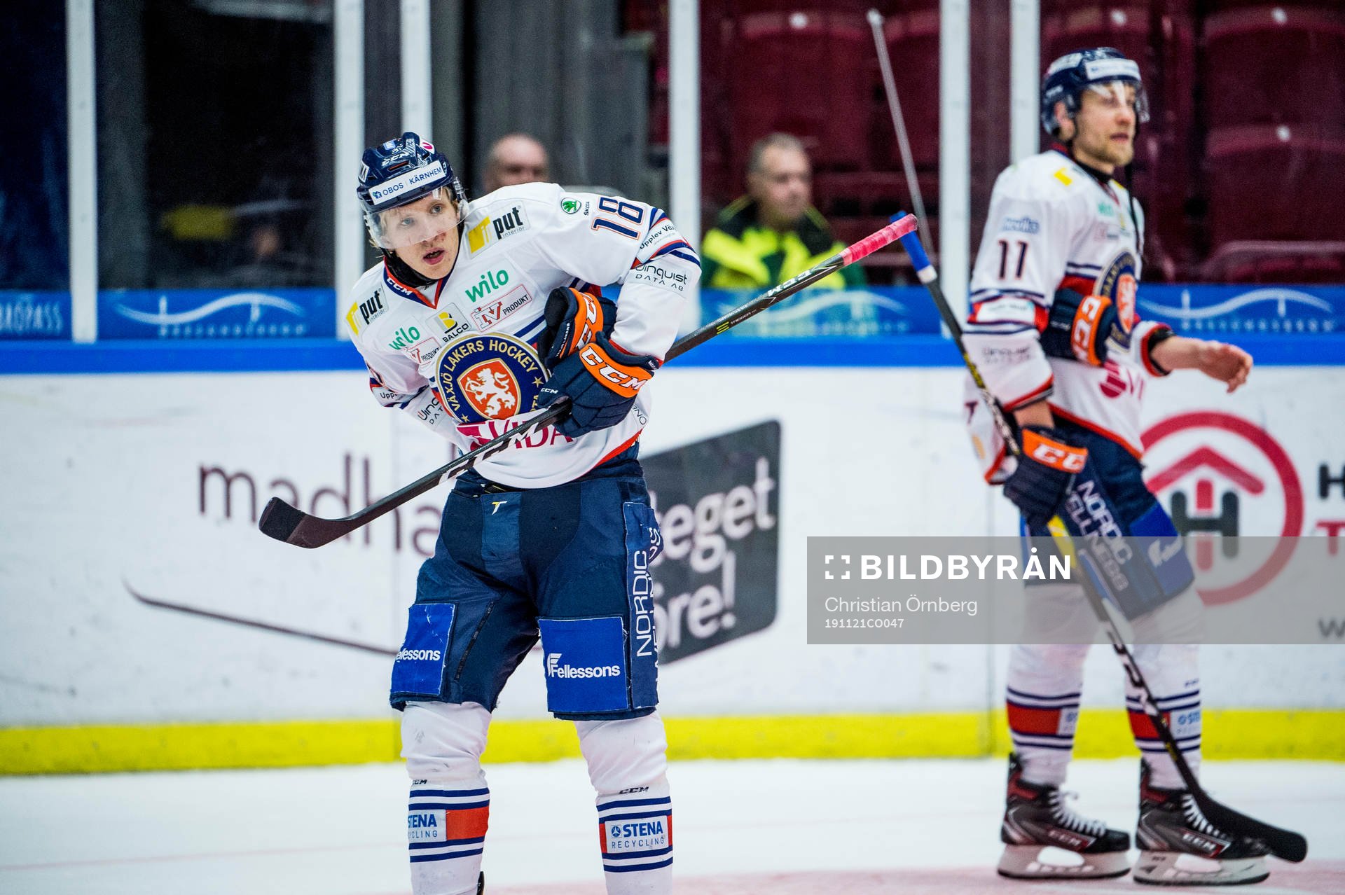 Växjös Marcus Sylvegård deppar med lagkamraterna