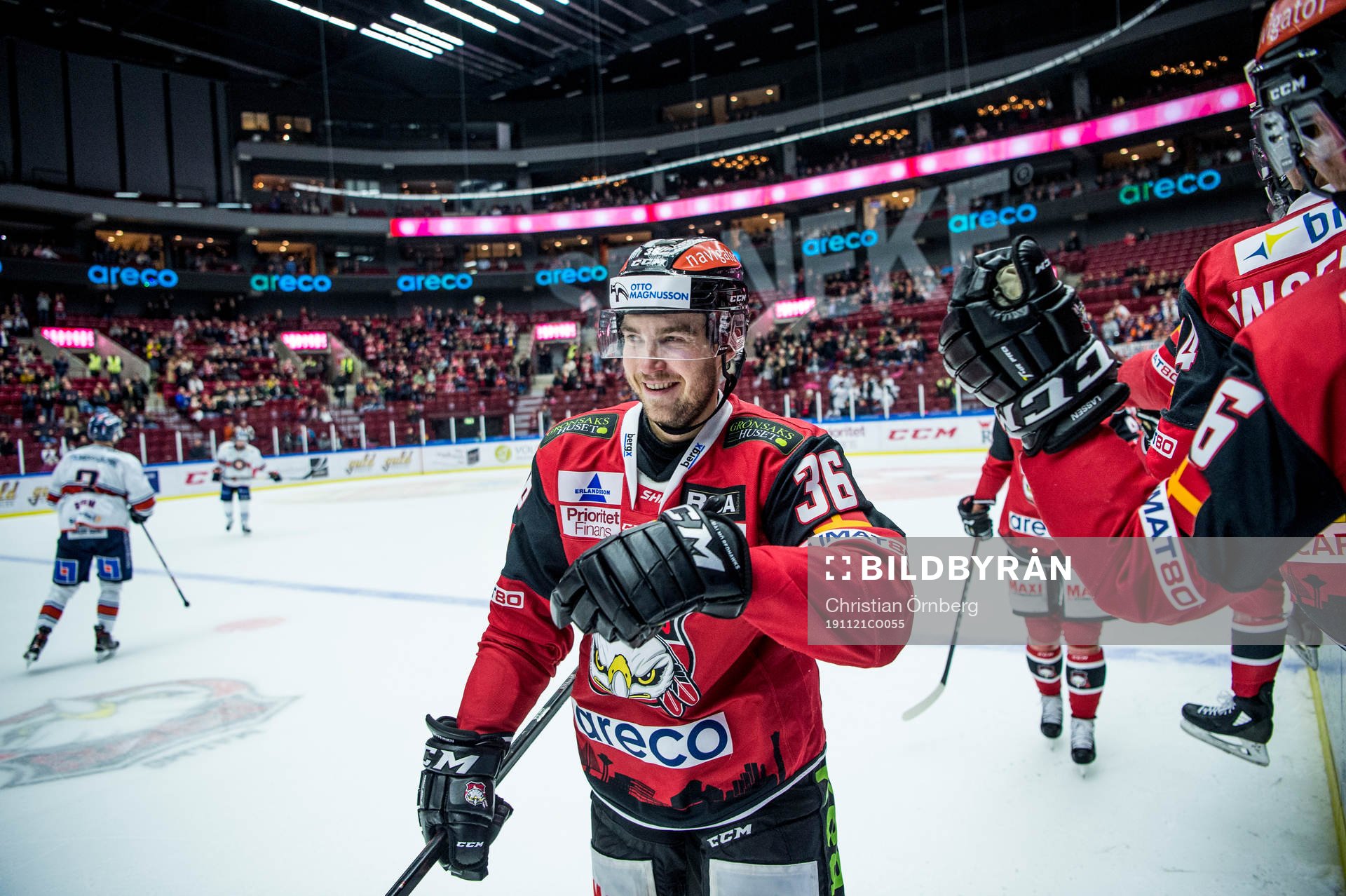 Malmö Redhawks Matias Myttynen jublar