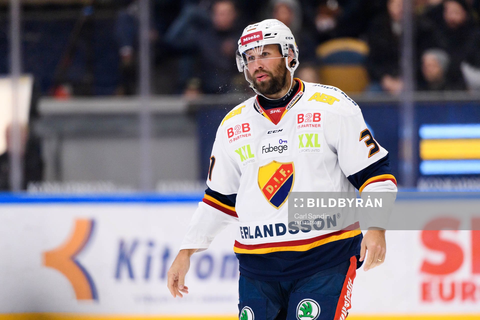 Djurgårdens Dick Axelsson  deppar