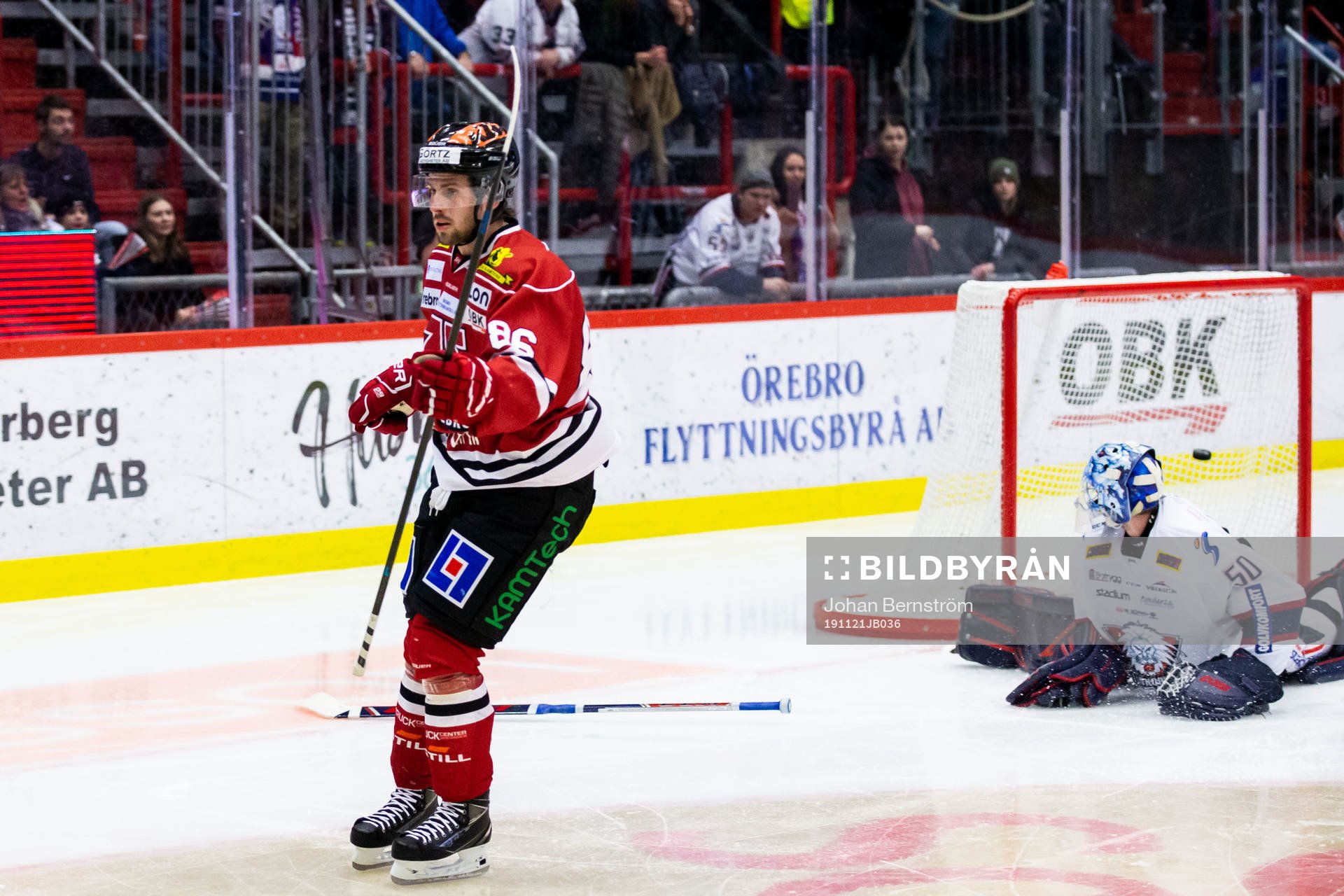Örebros Mathias Bromé jublar