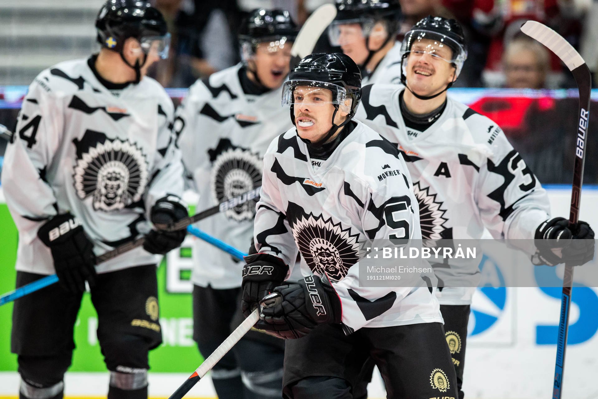 Frölunda Mats Rosseli Olsen jublar