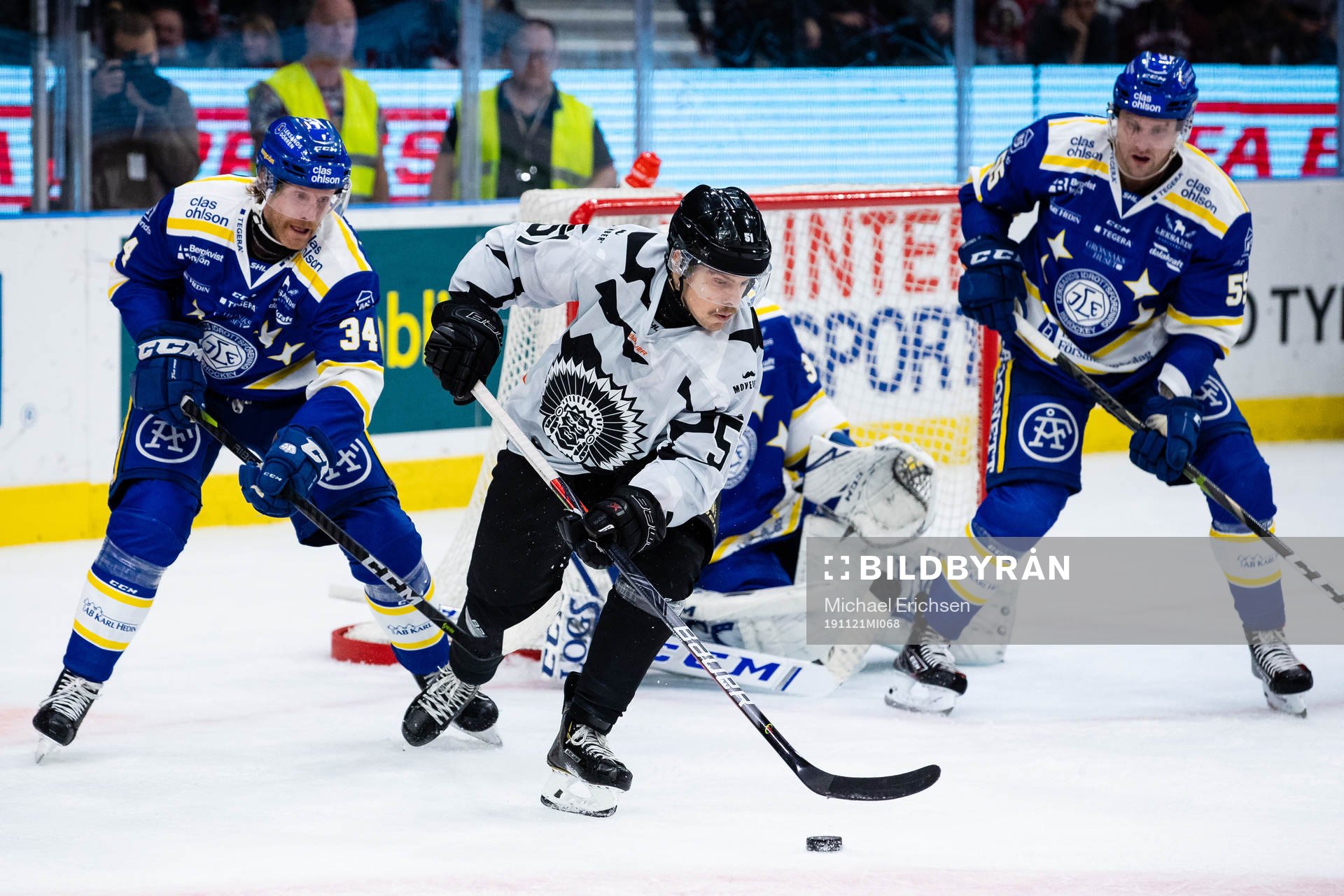 Frölundas Mats Rosseli Olsen och Leksands Philip Samuelsson