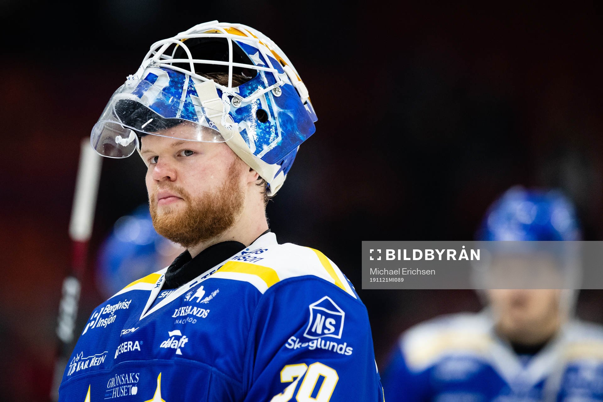 Leksands målvakt Janne Juvonen deppar