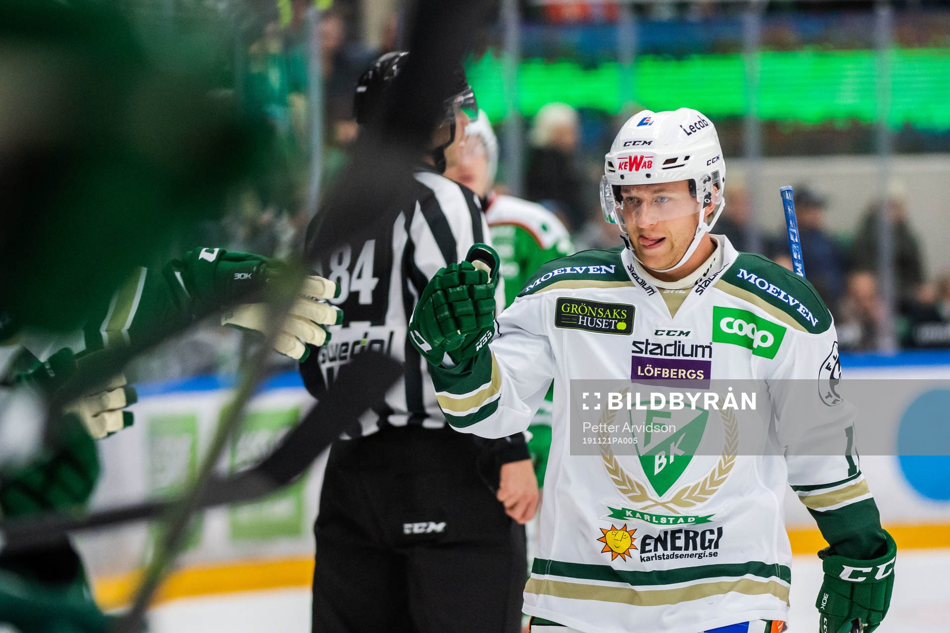 Färjestad Marcus Nilsson jublar