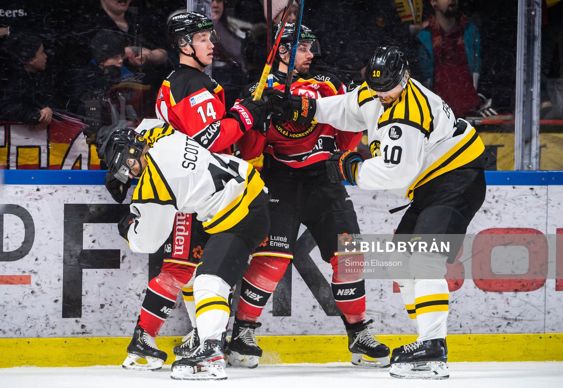 Luleås Jonas Berglund och Niklas Olausson mot Brynäs