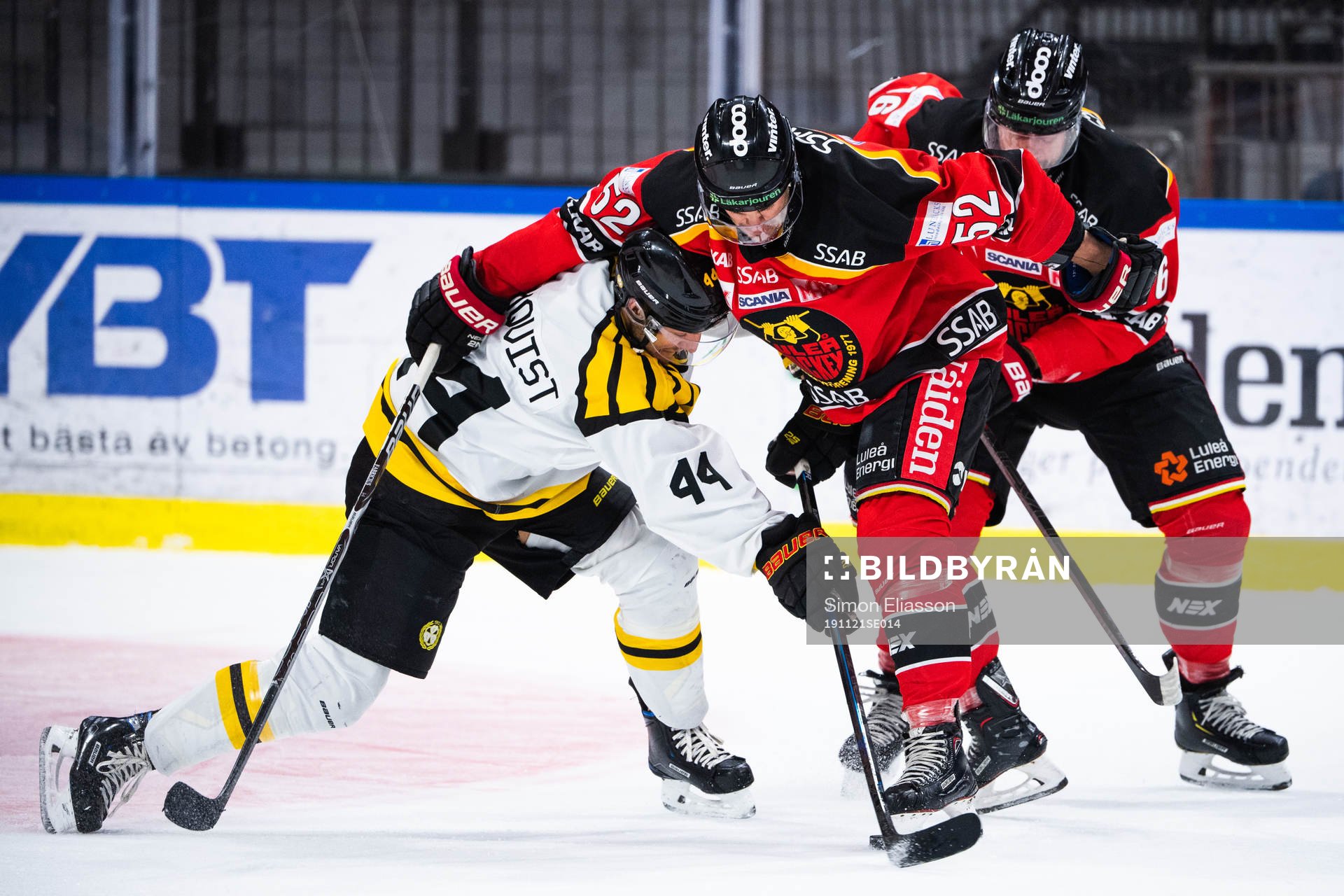 Brynäs Jacob Blomqvist och Luleås Karl Fabricius