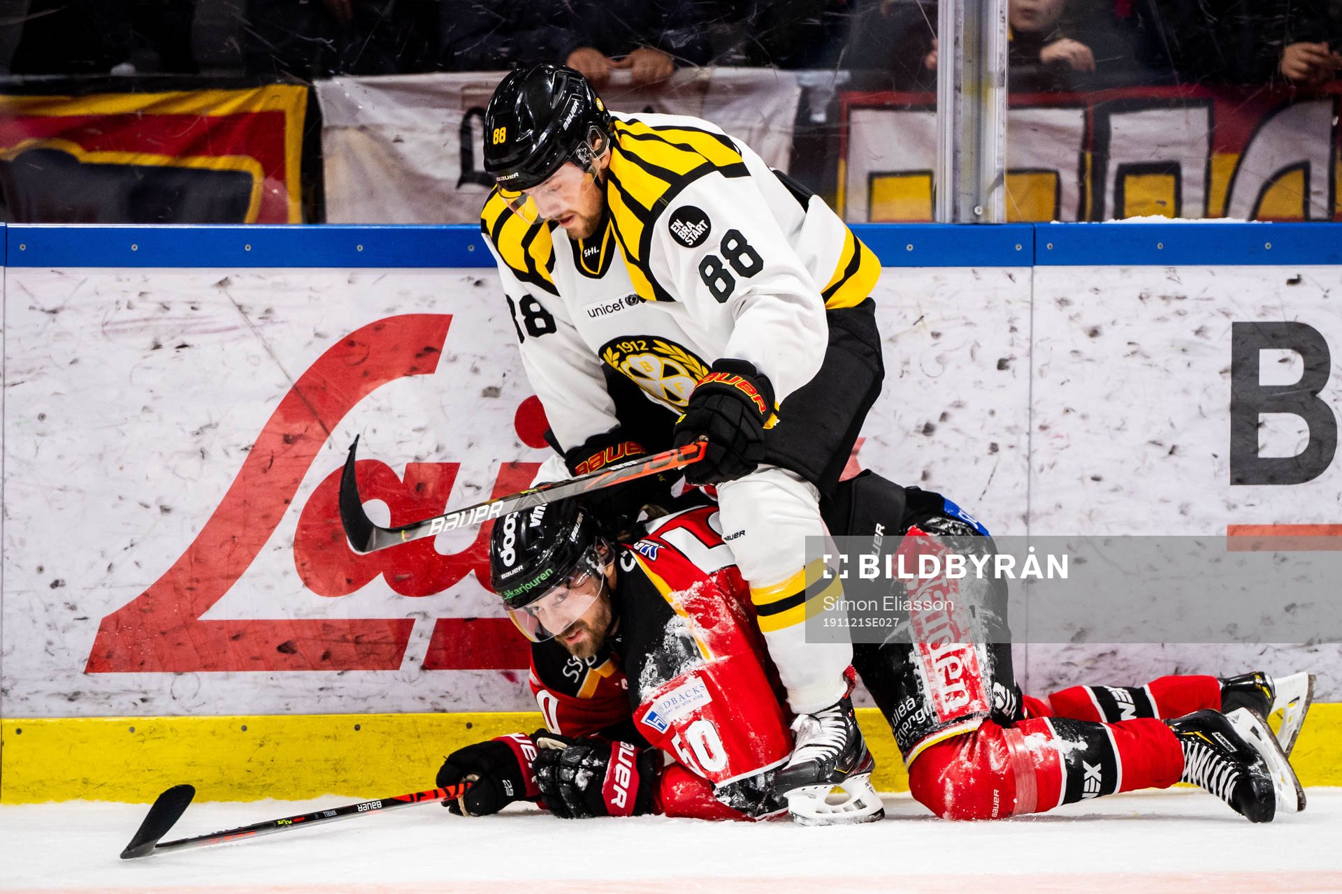 Brynäs Jaedon Descheneau och Luleås Daniel Sondell