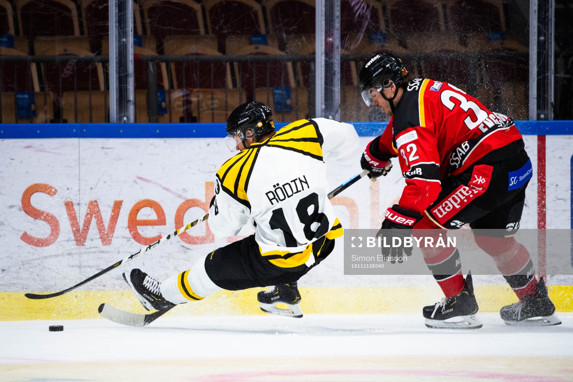 Brynäs Anton Rödin och Luleås Oscar Engsund